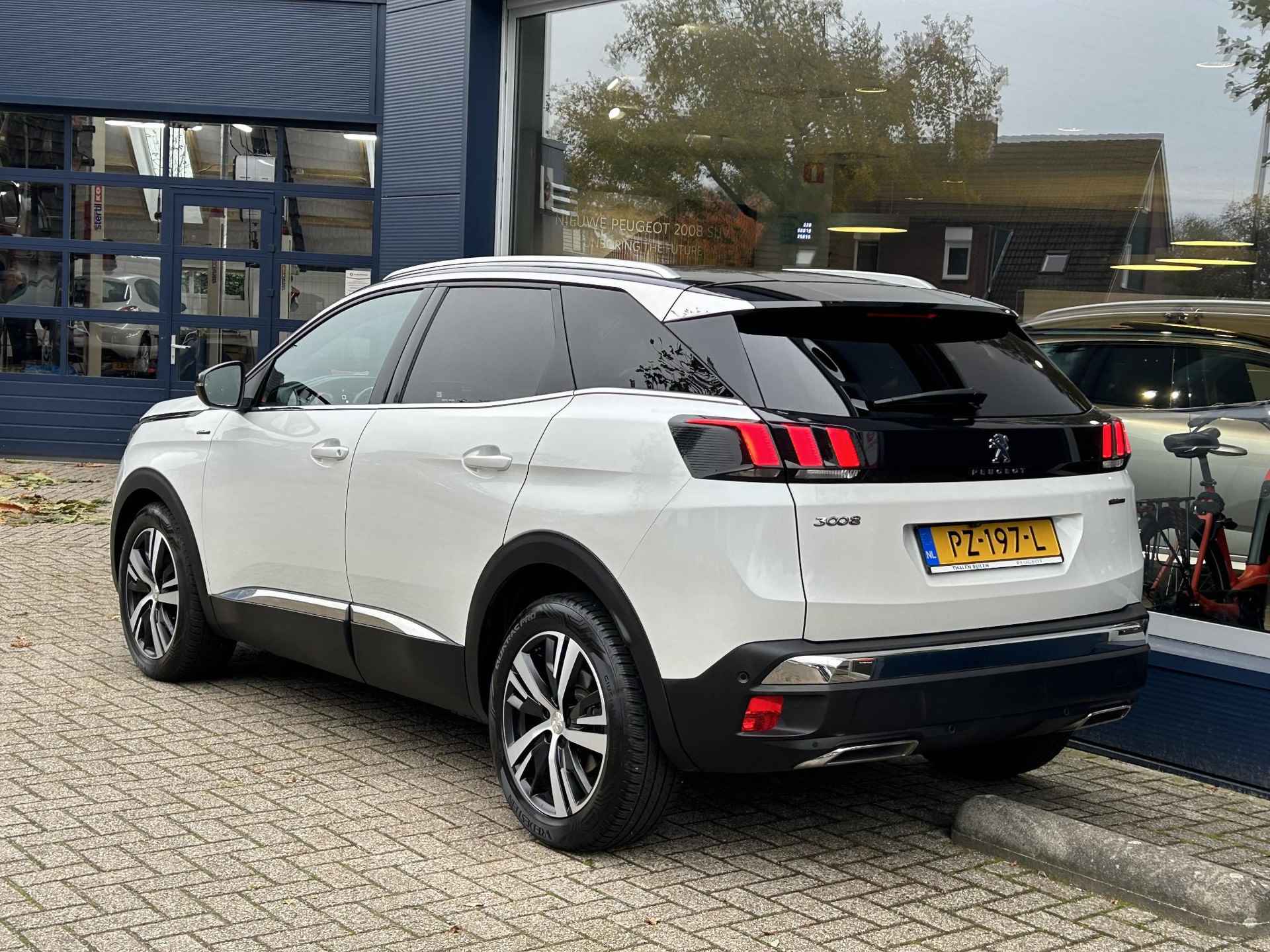 Peugeot 3008 1.6 Turbo 165 PK GT Line | Automaat | 4-Cilindermotor | Zeer complete uitvoering | All Season banden | Vol-Lederen Massage Stoelen met Geheugen |  Stoelverwarming | Navigatie | LED Verlichting | Dode Hoek Detectie | Digitaal Dashboard | - 4/56