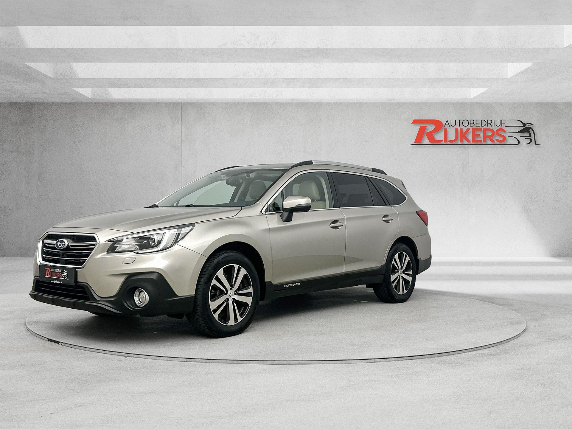 Subaru OUTBACK 2.5i Premium AWD Aut,360 Camera,ACC,Schuif/kanteldak,Climate Contr,Stoel+stuur verw,Trekh,Navi,DAB,Lane Asist,Blis