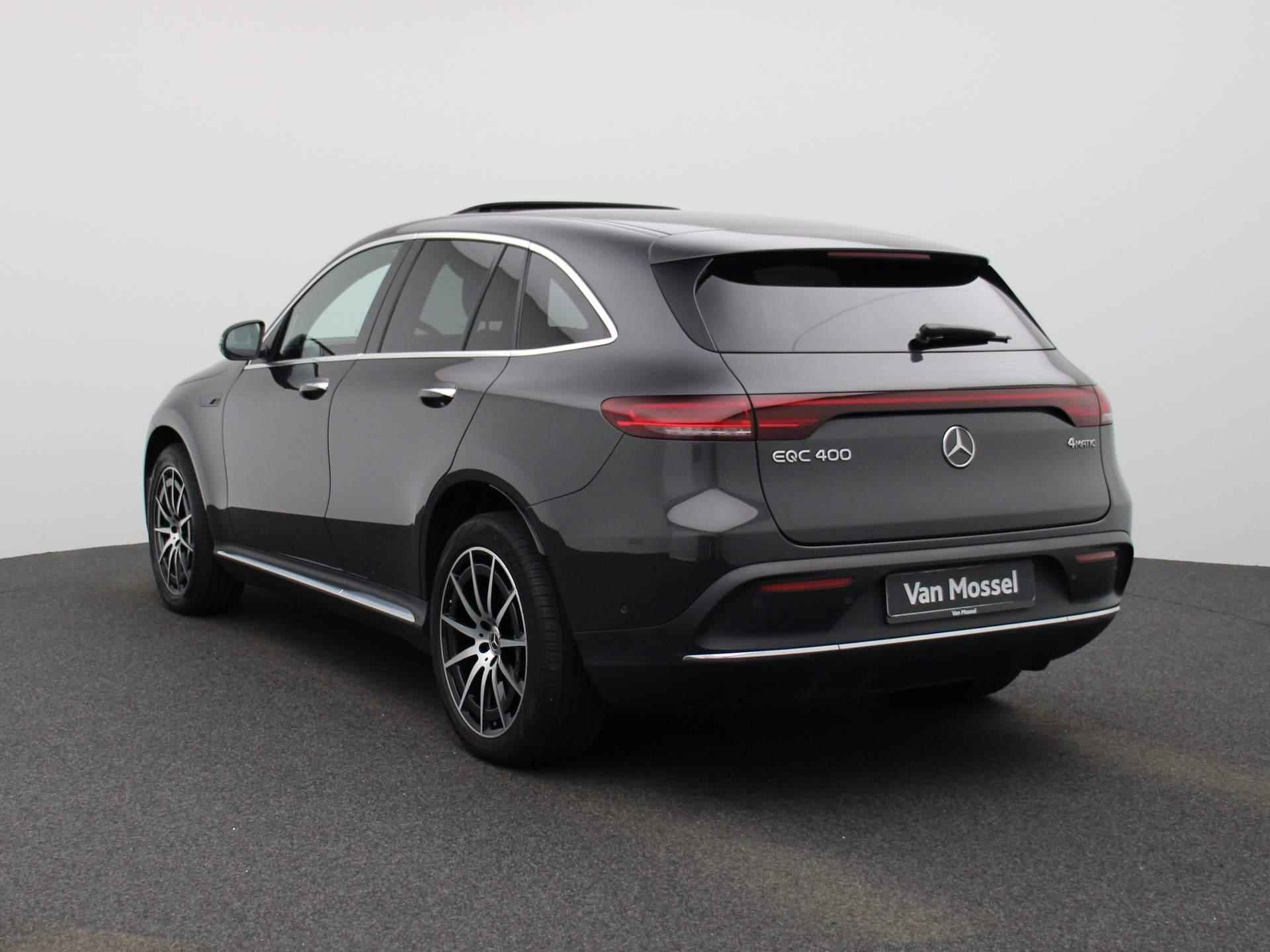 Mercedes-Benz EQC 400 4MATIC Business Solution AMG 80 kWh | Half-Leder | Navigatie | Camera | Panoramadak | Memory | Stoelverwarming | - 2/44