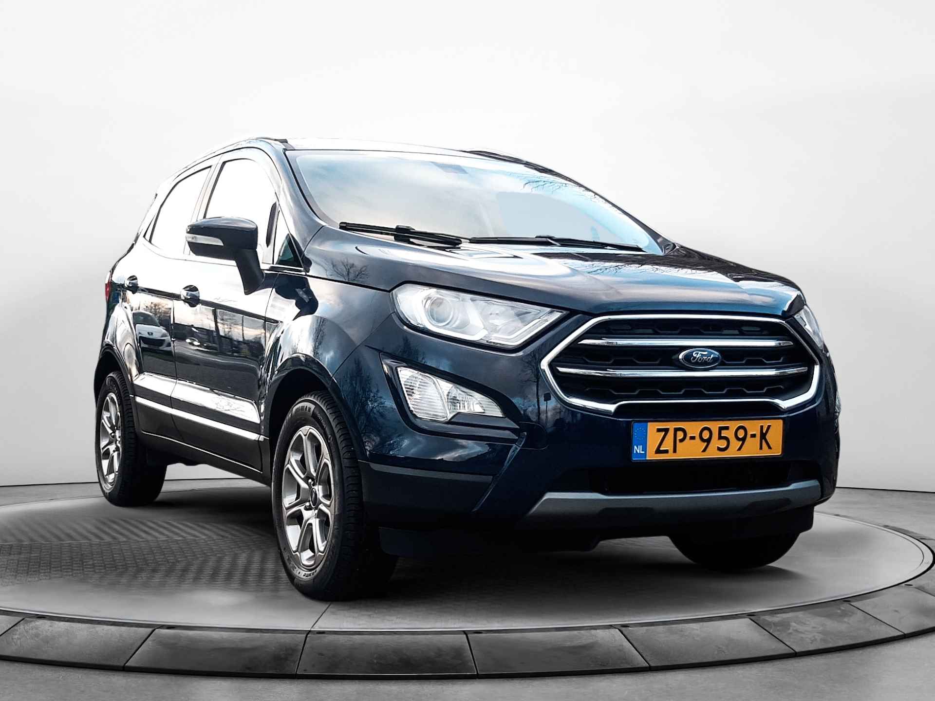 Ford EcoSport 1.0 EcoBoost Titanium (126 PK) 2e-Eig. Keurig-Onderh. BOVAG-Garantie, NL-Auto. Navigatie/Apple-Carplay/Android-Auto, Achteruitrijcamera, Trekhaak, Parkeersensoren, Cruis-Control, Privacy-Glas - 18/39