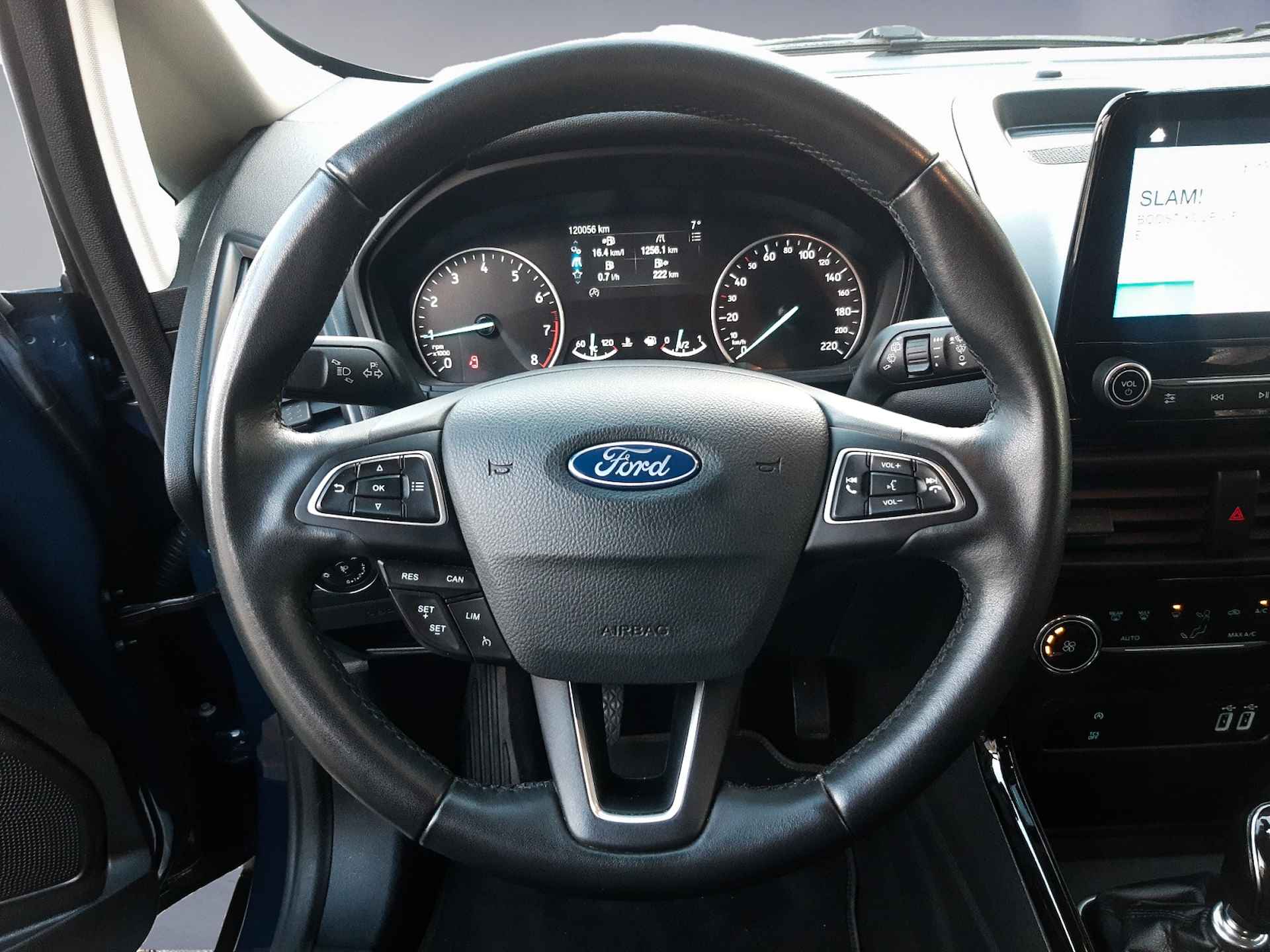 Ford EcoSport 1.0 EcoBoost Titanium (126 PK) 2e-Eig. Keurig-Onderh. BOVAG-Garantie, NL-Auto. Navigatie/Apple-Carplay/Android-Auto, Achteruitrijcamera, Trekhaak, Parkeersensoren, Cruis-Control, Privacy-Glas - 21/39