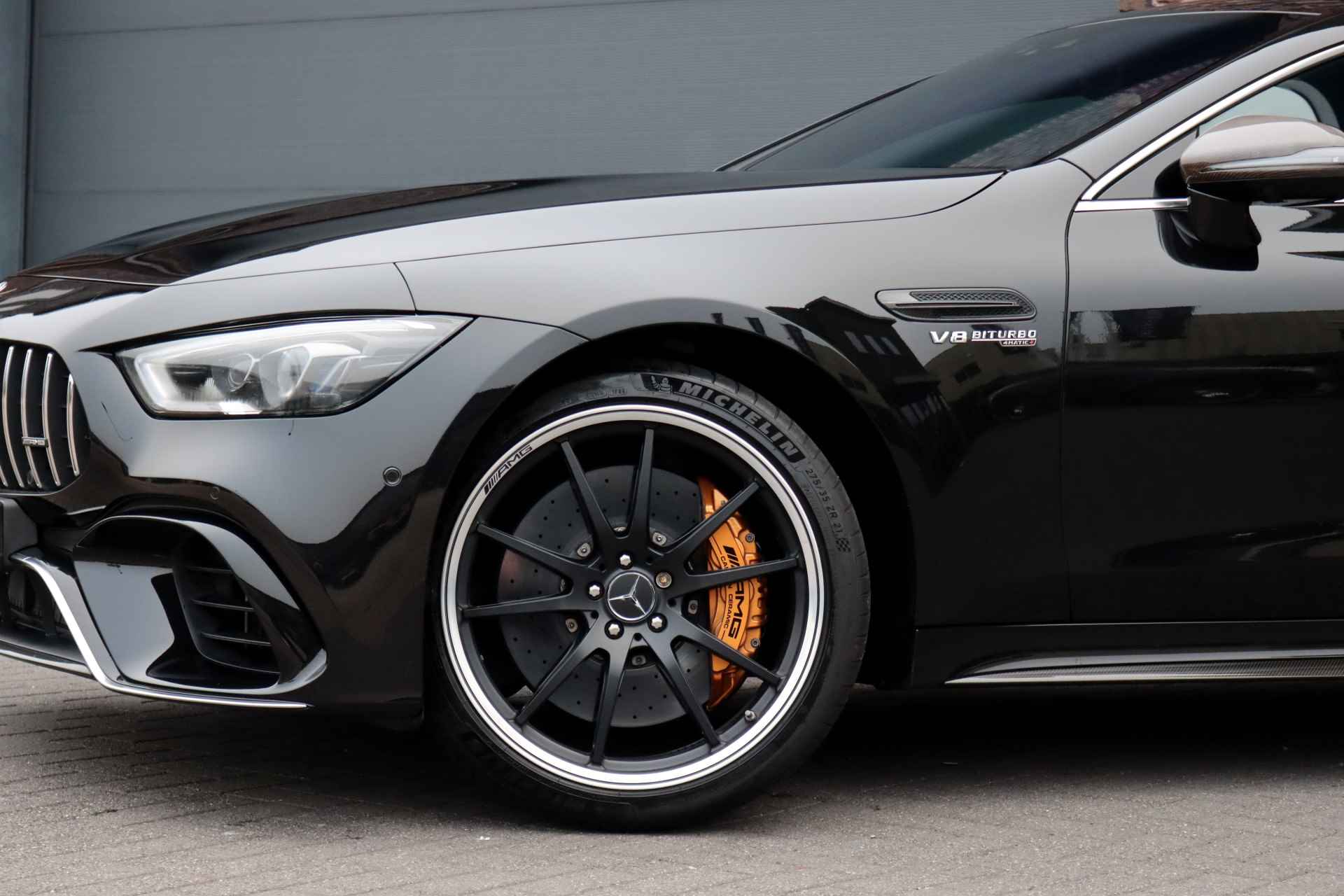 Mercedes-Benz AMG GT 4-Door Coupe AMG 63 S 4MATIC+ Premium+ Aut9 | Airmatic | Carbon | Keramisch | Burmester High End | Verwarmd Stuurwiel | Distronic+ | HUD | Performance Stoelen | Contourstoelen | Standkachel | - 18/51