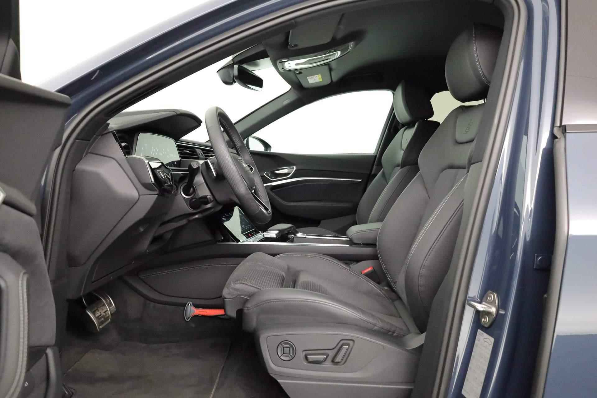 Audi Q8 e-tron 50 quattro 340PK S Edition 95 kWh | Camera | LED | Standkachel | Optiekpakket zwart | Luchtvering | 21 inch - 27/47