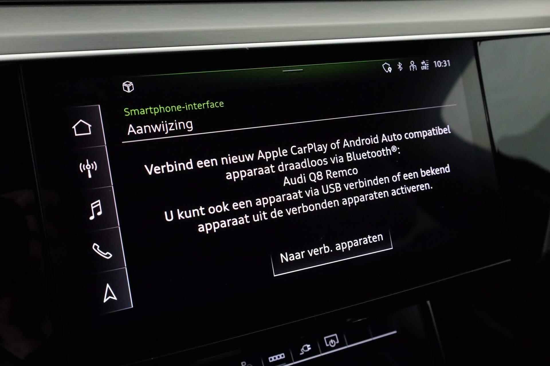 Audi Q8 e-tron 50 quattro 340PK S Edition 95 kWh | Camera | LED | Standkachel | Optiekpakket zwart | Luchtvering | 21 inch - 34/47