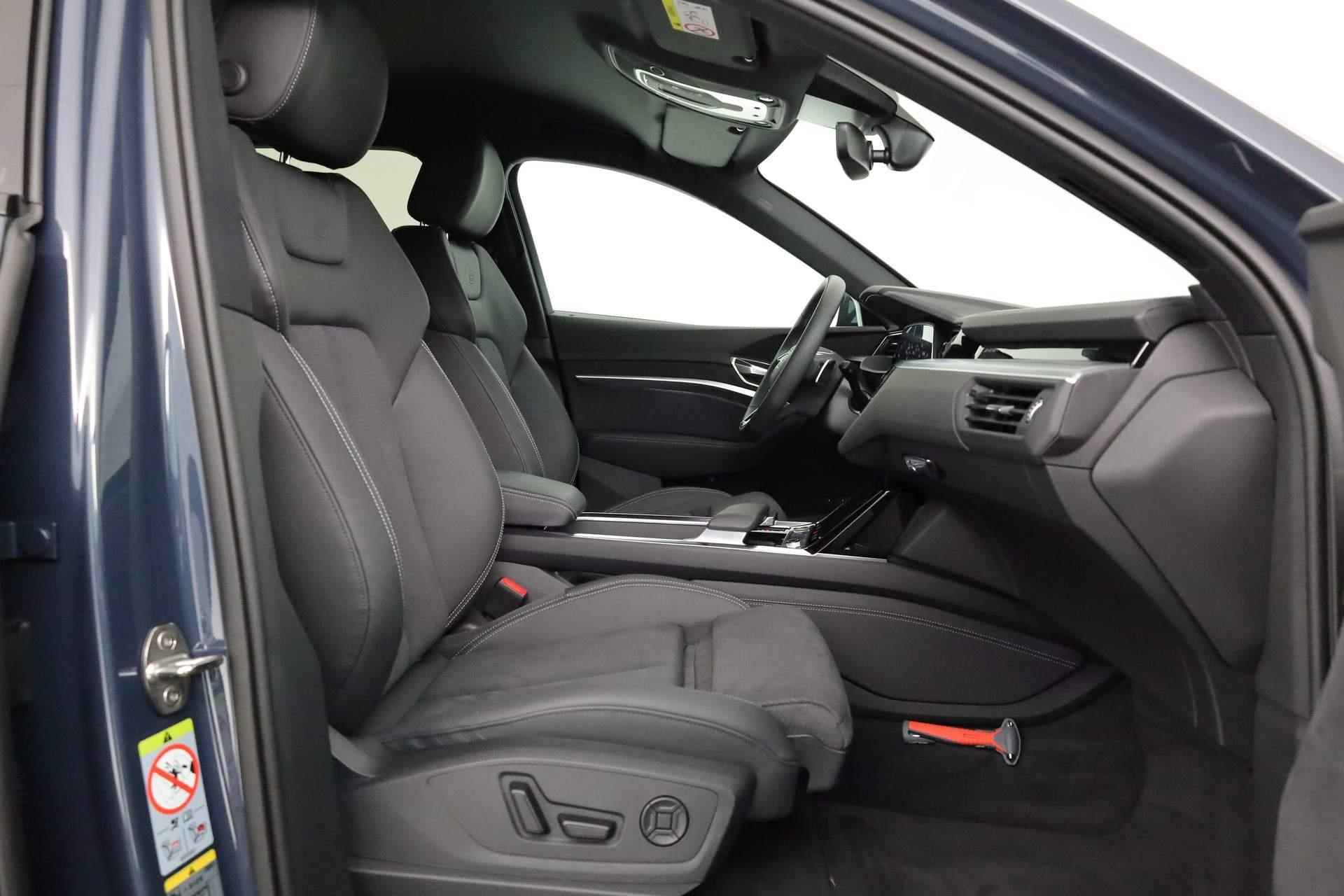 Audi Q8 e-tron 50 quattro 340PK S Edition 95 kWh | Camera | LED | Standkachel | Optiekpakket zwart | Luchtvering | 21 inch - 41/47