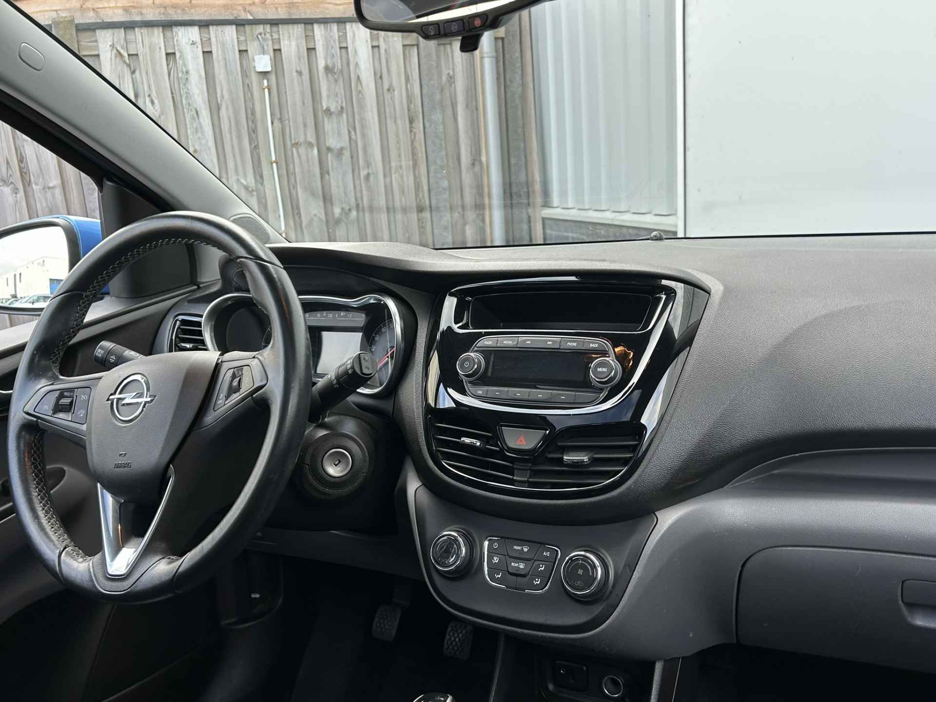 Opel KARL 1.0 ecoFLEX Innovation | Half leder | Elektrisch schuif/kanteldak | Climate control | Parkeersensoren achter | 15 inch LM velgen | - 14/28