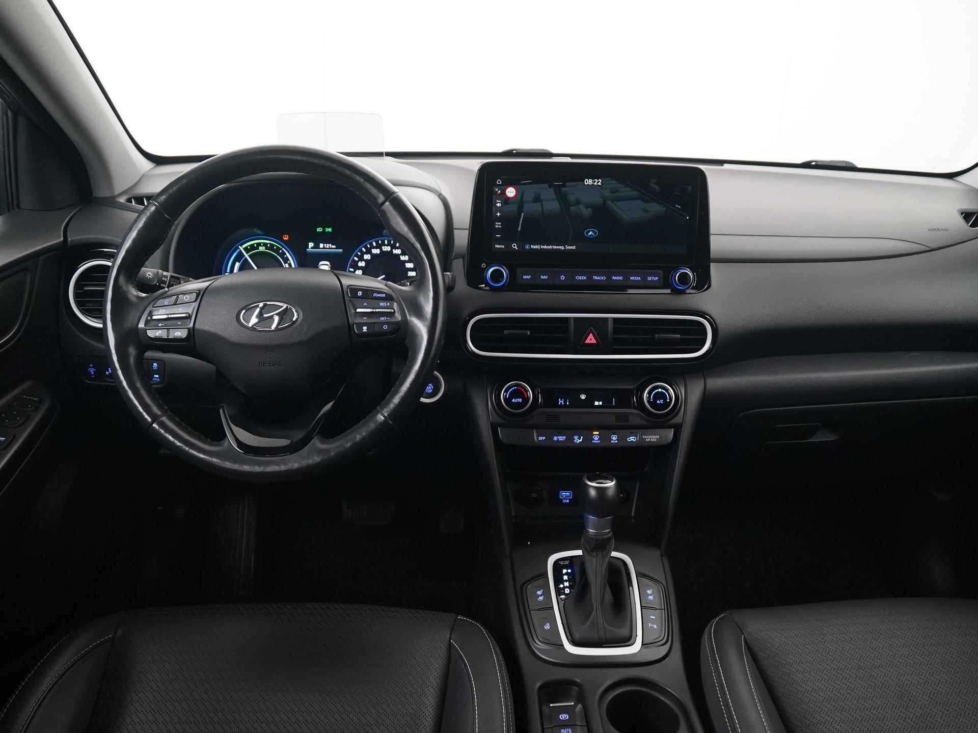 Hyundai Kona 1.6 GDI HEV Premium | Trekhaak | Head Up | Leder | ACC | Zondag Open! - 5/42