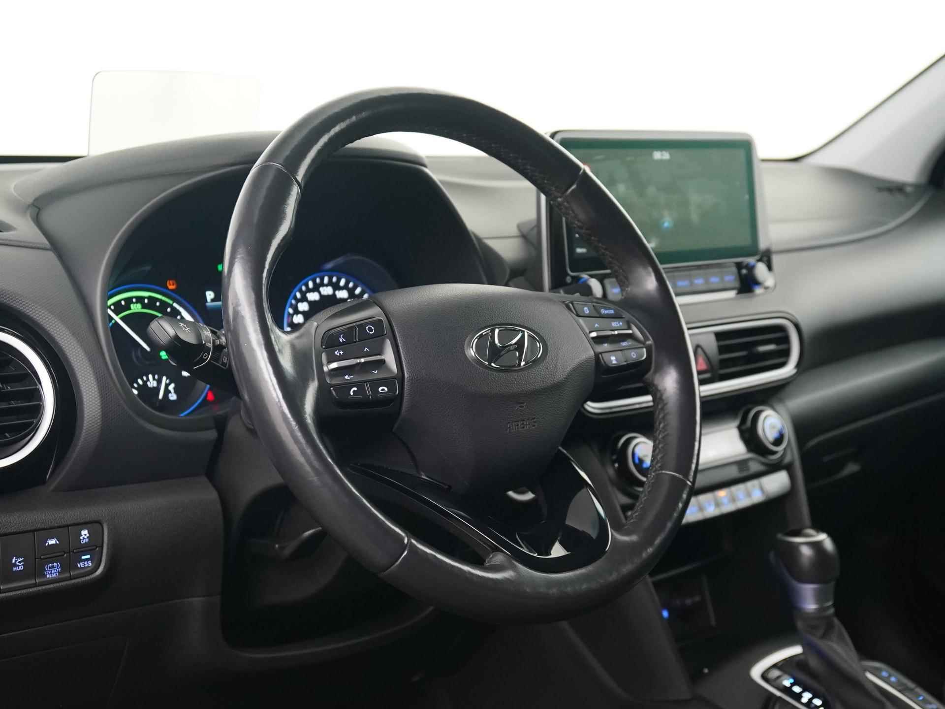 Hyundai Kona 1.6 GDI HEV Premium | Trekhaak | Head Up | Leder | ACC | Zondag Open! - 34/42