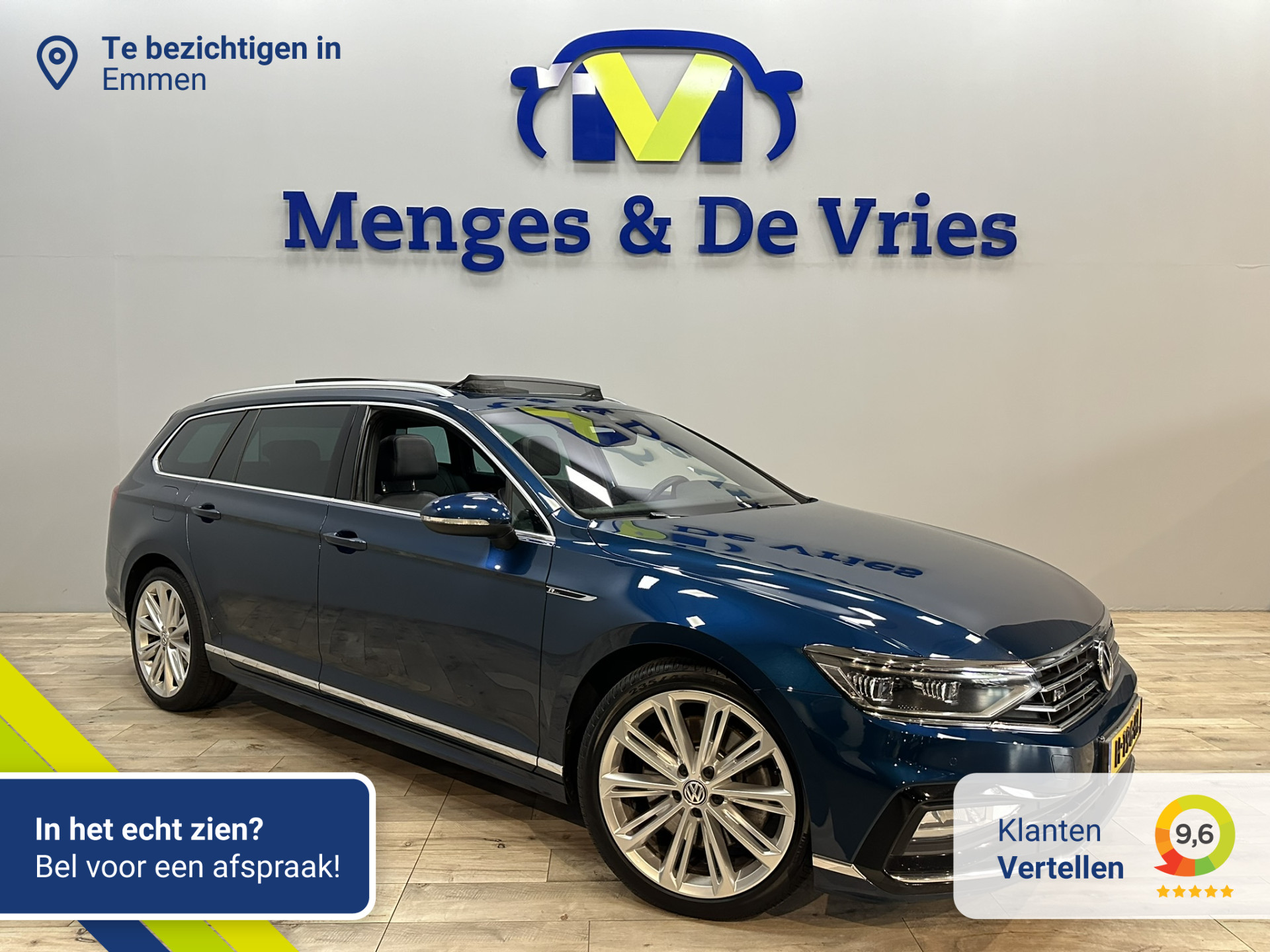 Volkswagen Passat Variant 2.0 TSI 272 PK 4Motion Elegance Business R 3X R line | LED | Virtual | Panorama | Leer | Camera | Navigatie | Stoelverwarming | Apple Carplay Android Auto | Isofix | NAP |