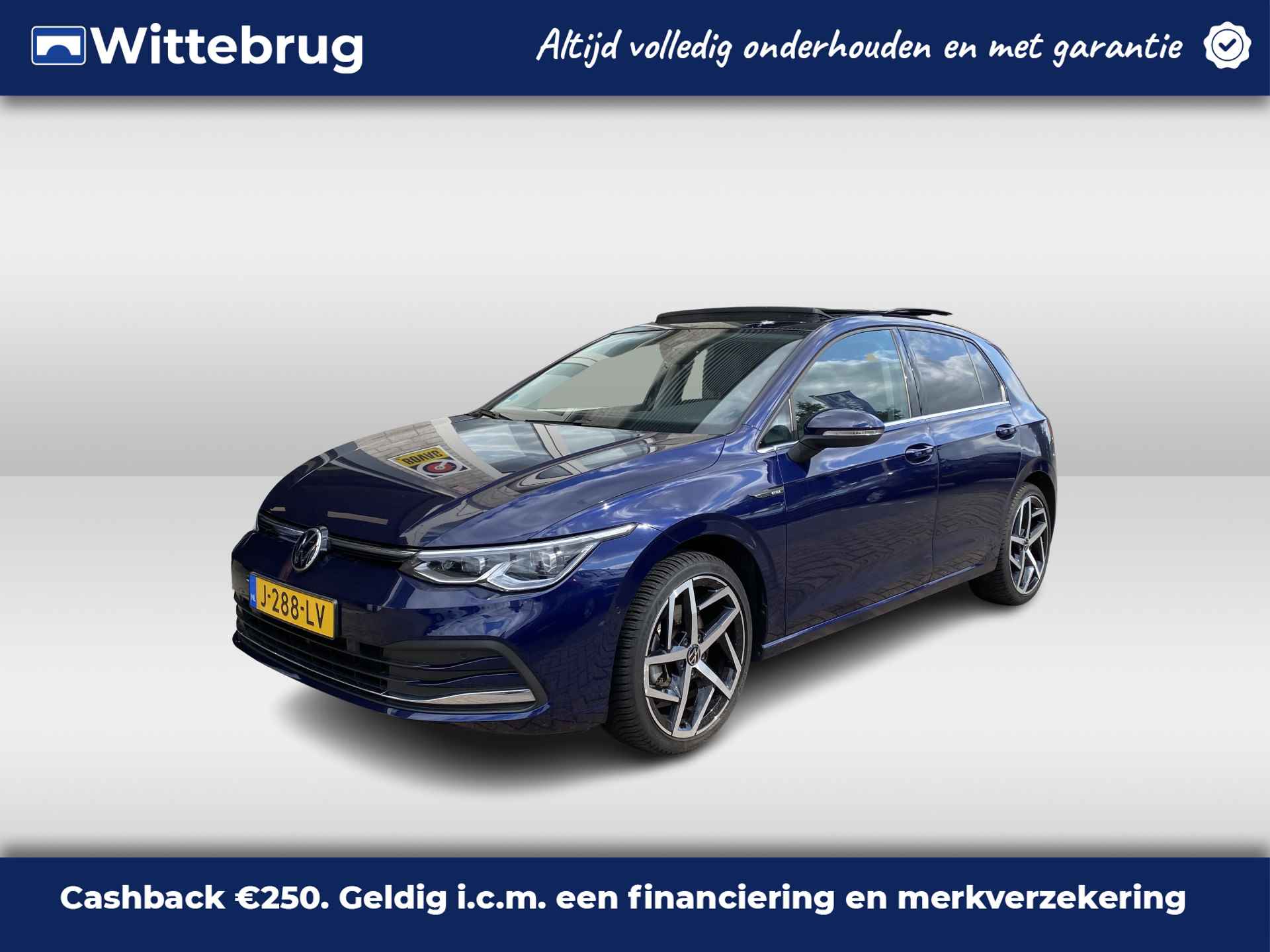 Volkswagen Golf 1.5 eTSI Style / AUTOMAAT/ PANO/ TREKHAAK/ PARK. SENSOREN/ MATRIX/ DODE HOEK/ MEMORY SEATS/ ERGO ACTIVE/ ADAPT. CRUISE/ APP CONNECT/ NAVI/ CLIMA/ DAB/ 18" LMV/ - 1/28