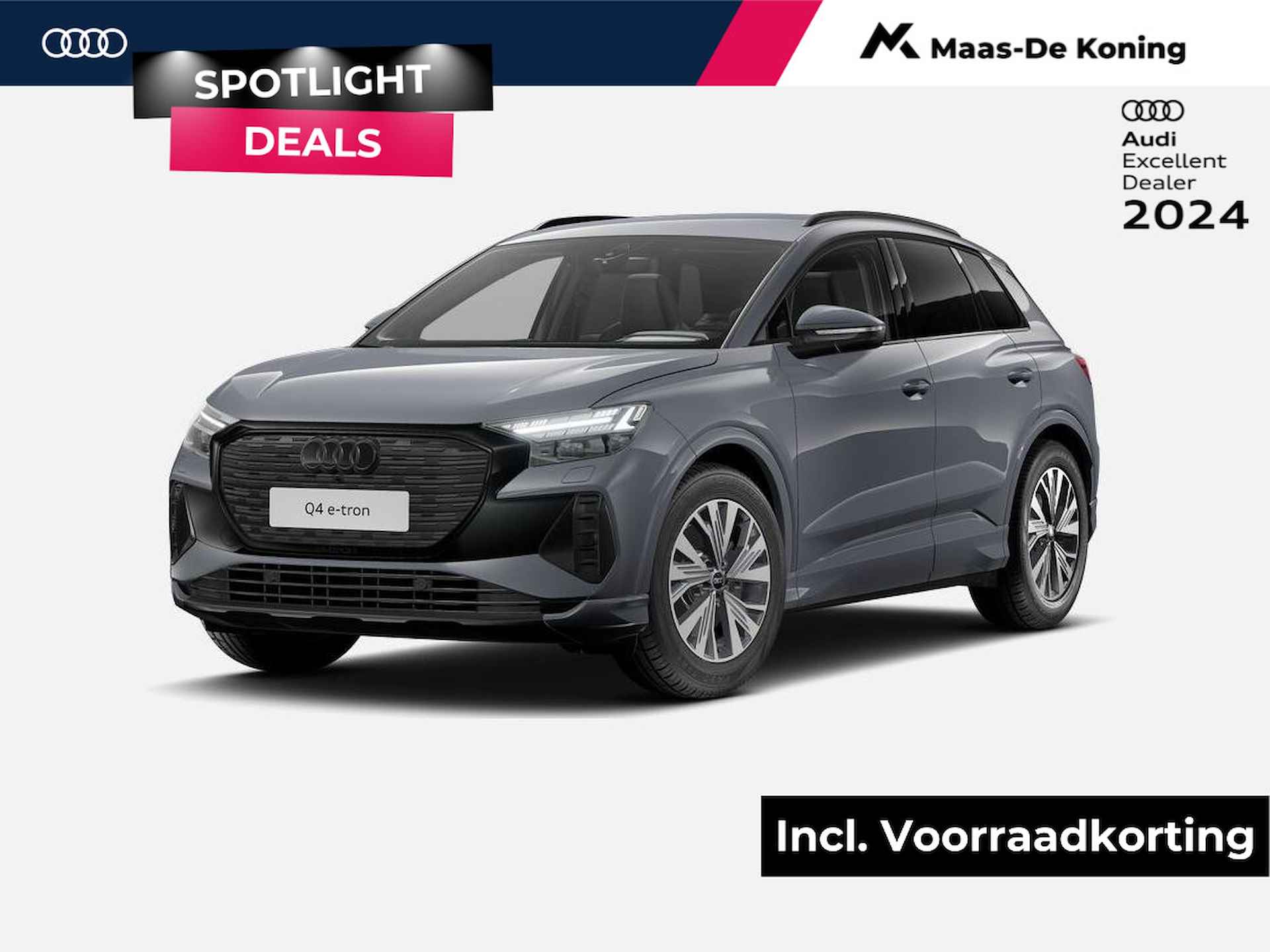 Audi Q4 e-tron Advanced edition e-tron 45 286pk · Assistentiepakket plus · Optiekpakket zwart plus · Privacy glas - 1/8