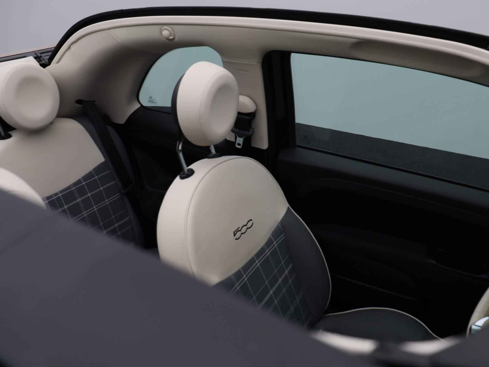 Fiat 500C 1.0 Hybrid Lounge | Apple Carplay | Airco | Bluetooth | Cruise Control | - 31/34