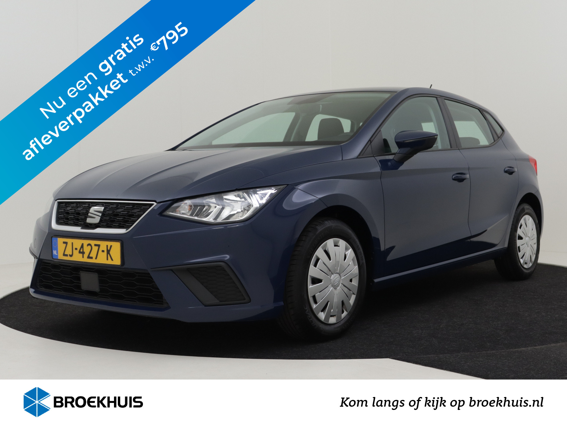 SEAT Ibiza 1.0 TSI 96pk Style | 100% dealeronderhouden | 1ste eigenaar | Airco | Cruise control | LED dagrijverlichting | Elektrische ramen