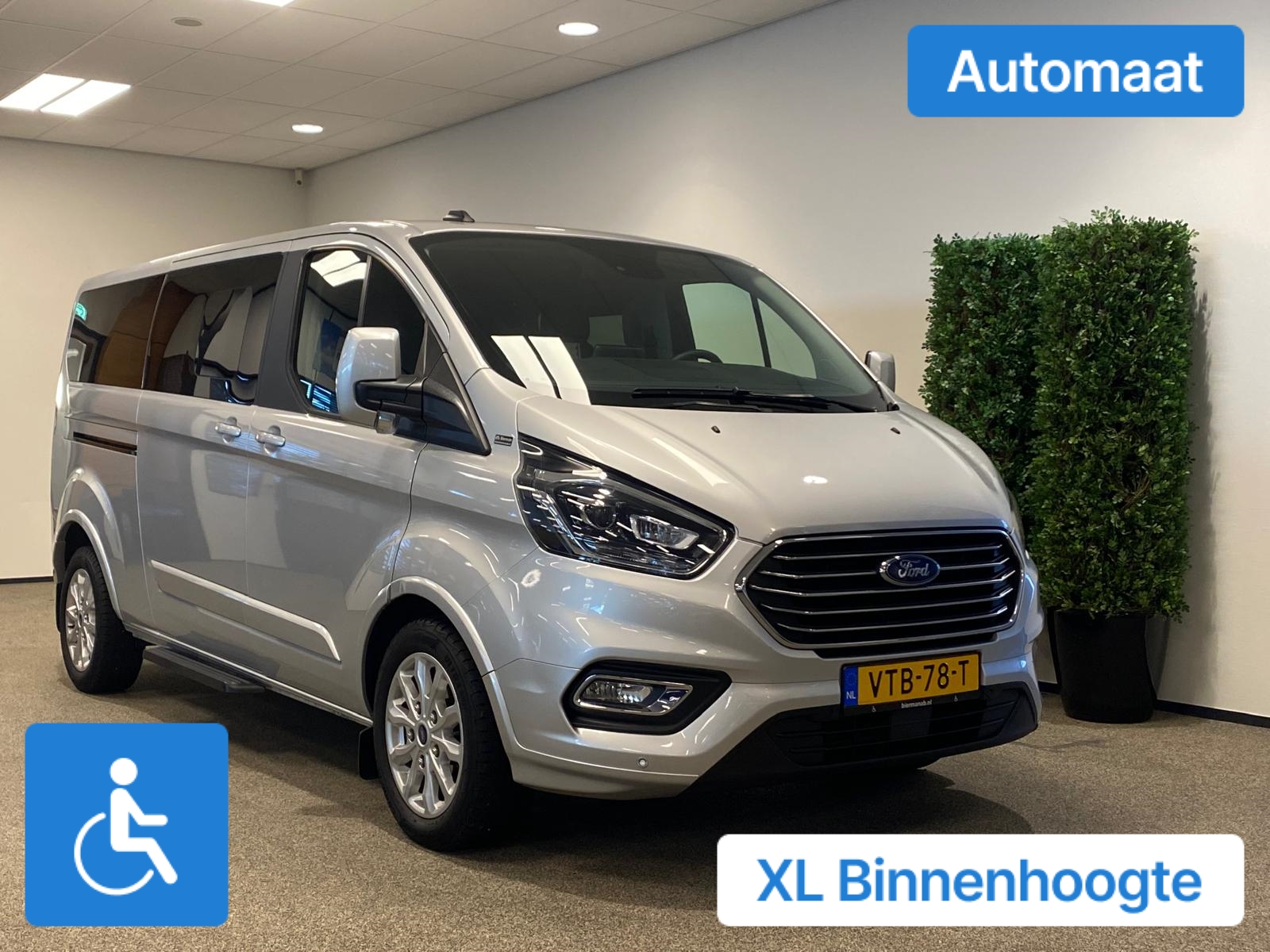 Ford Tourneo Custom L2H1 Rolstoelbus Automaat Bodemverlaging