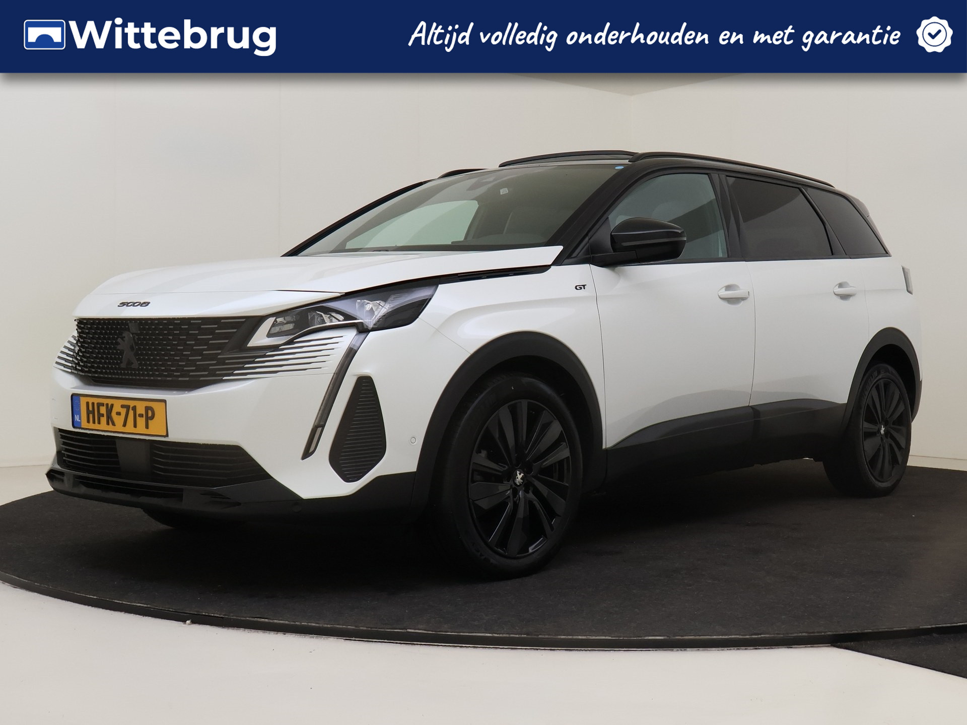 Peugeot 5008 1.6 PureTech 181pk GT Automaat | Panoramadak | Black Pack | Trekhaak | Leder |