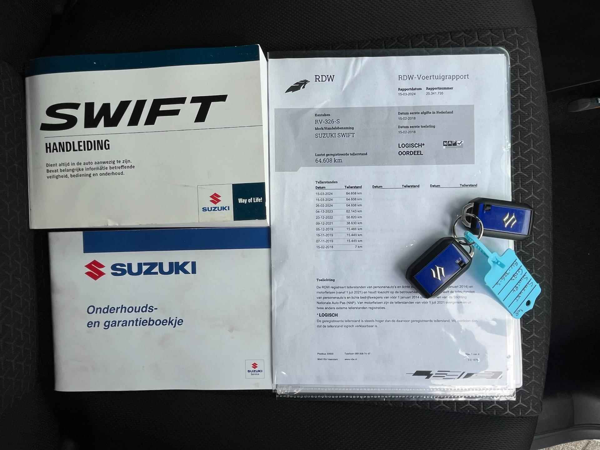 Suzuki Swift 1.0 Stijl Smart Hybrid CAMERA / BTW / STOELVERW. / CARPLAY / ADAPT CRUISE / NAP / KEYLESS GO - 33/42