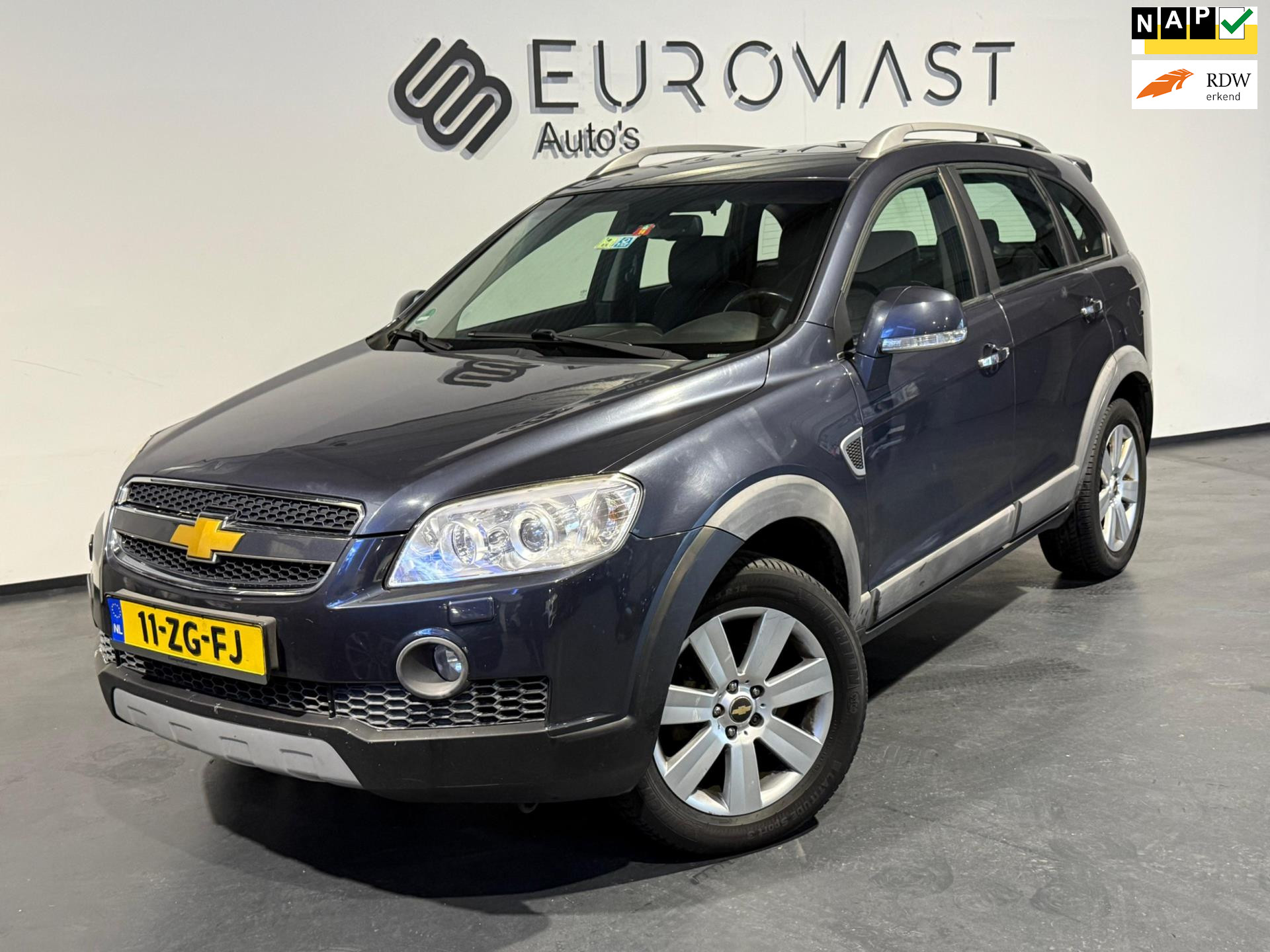 Chevrolet Captiva 2.0 VCDI Executive 7Persoons Automaat Leder Schuifdak Stoelverwarming Trekhaak Nieuwe Apk