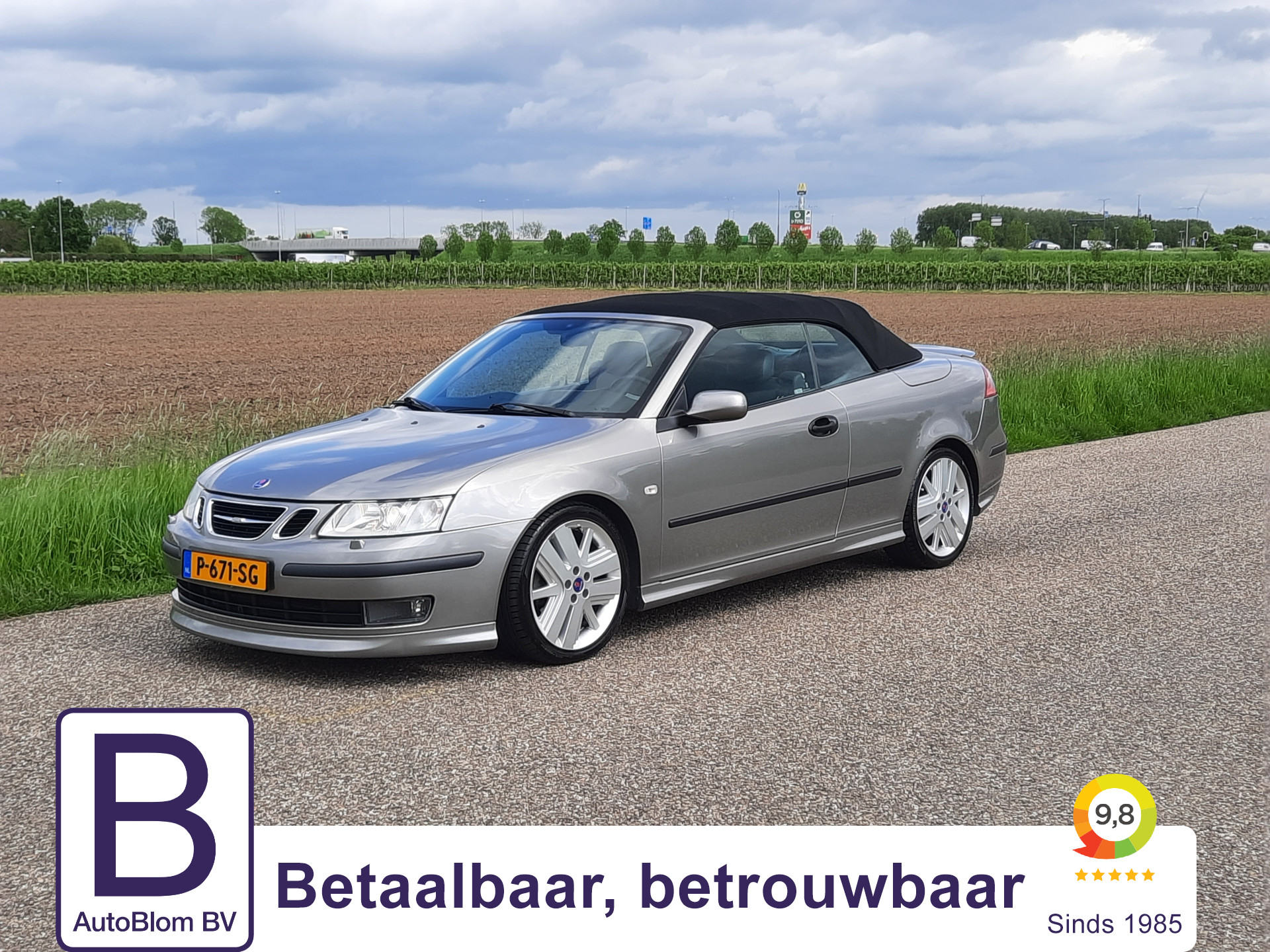 Saab 9-3 Cabrio 2.0T Aero Liefhebbers auto | Leder | Zeer mooie auto bij viaBOVAG.nl