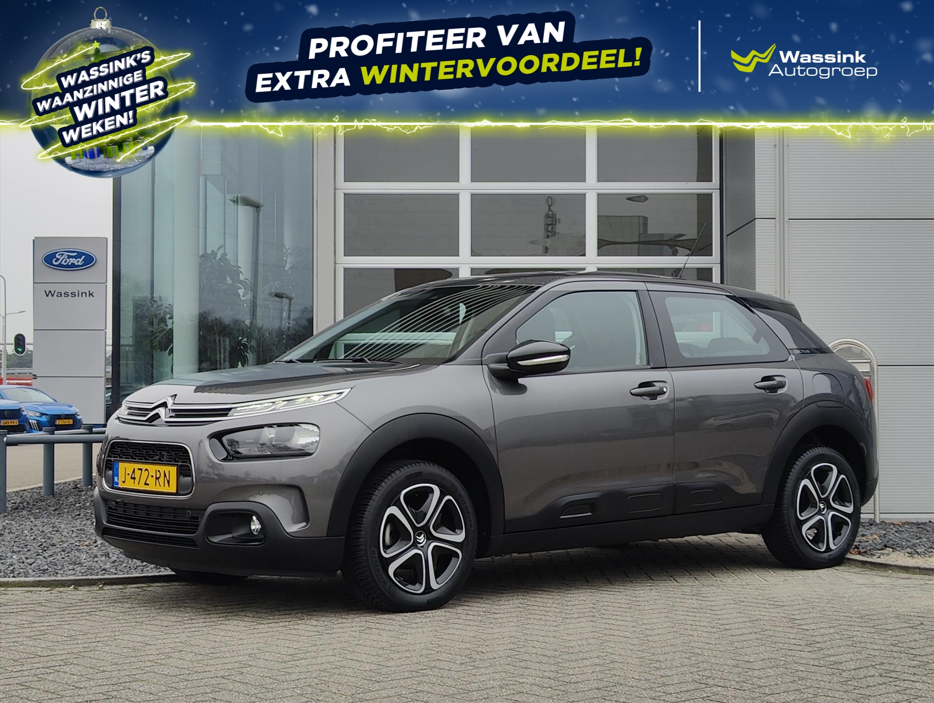 CITROEN C4 Cactus 1.2 PureTech 110pk Business | Navigatie | Cruise Control | Sensoren voor + achter | Bluetooth | Climate Control | Apple Carplay | Android Auto |