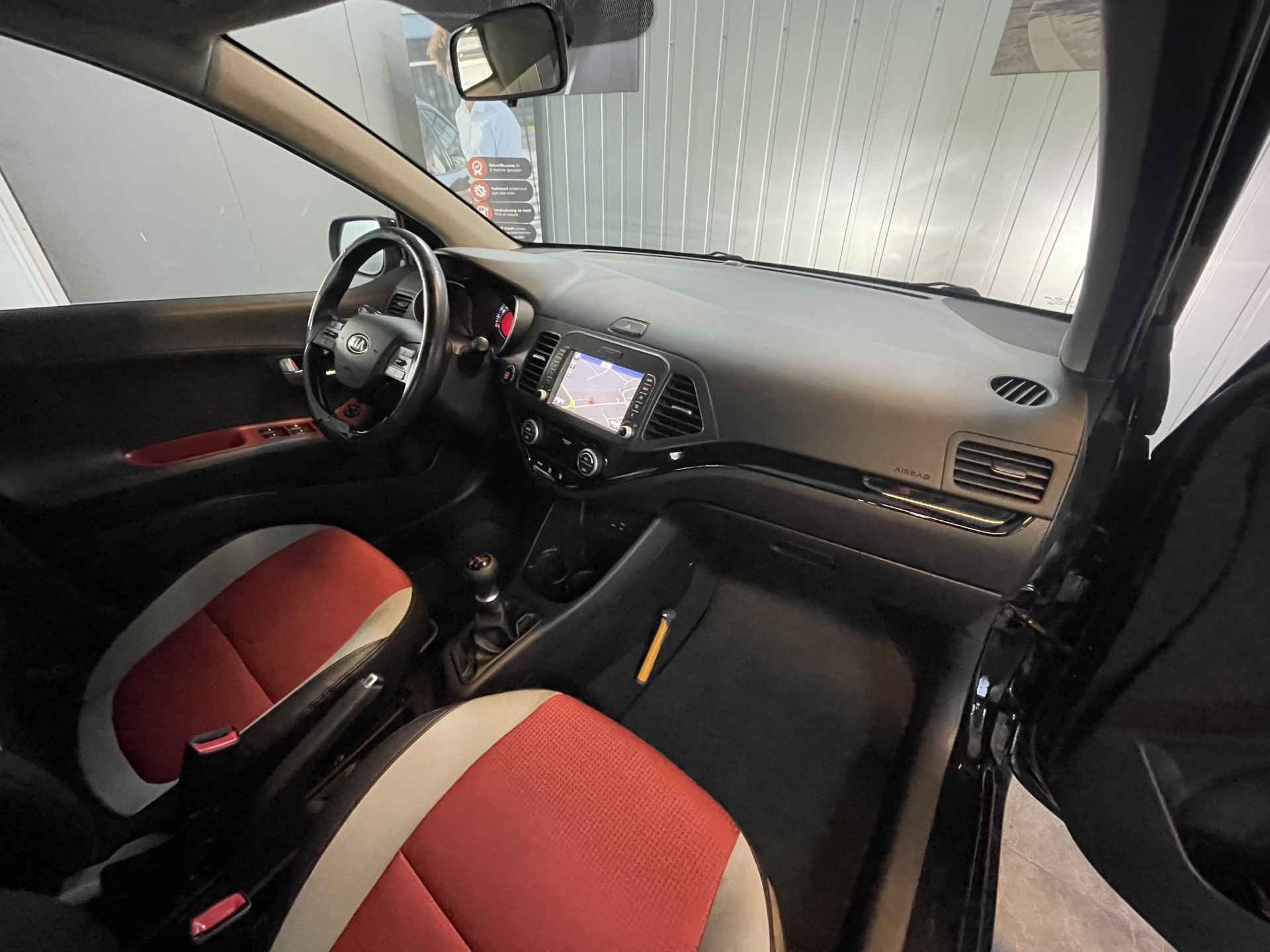 Kia Picanto 1.2 CVVT SportsLine Navigator Navigatie, Achteruitrij camera, Cruise control. - 13/22