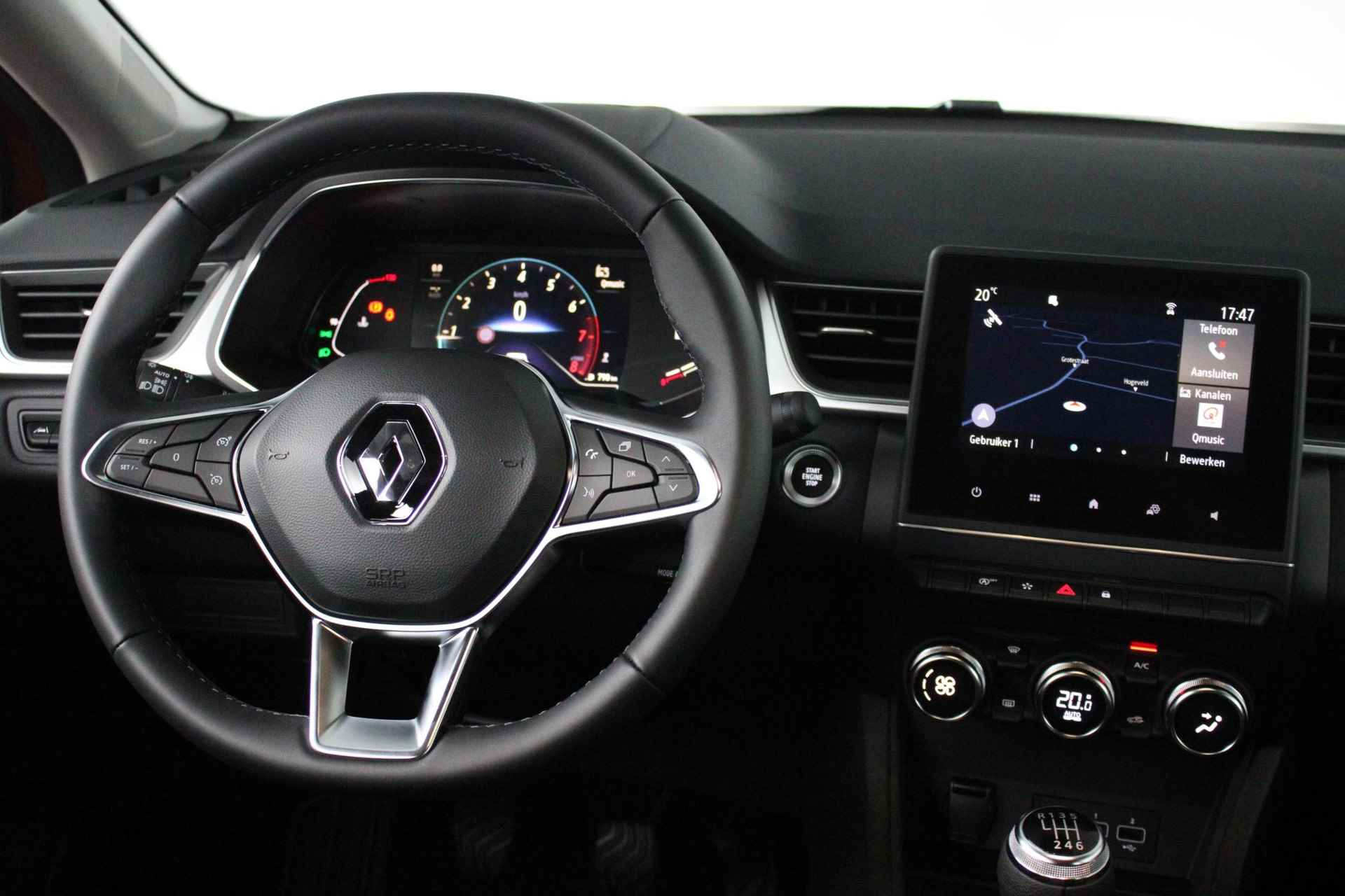 Renault Captur 1.3 Mild Hybrid 140 Techno | Navi | Clima | Cruise | LM velgen 17" | PDC V+A + Camera | Apple Carplay/Android Auto - 22/44