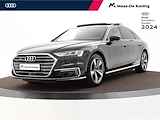 Audi A8 60 TFSIe 449pk Tiptronic Quattro Lang Pro Line | Luchtvering | Servosluiting | Panoramadak | Keyless | Elek. Stoelen | Alarm | 19'' Inch |