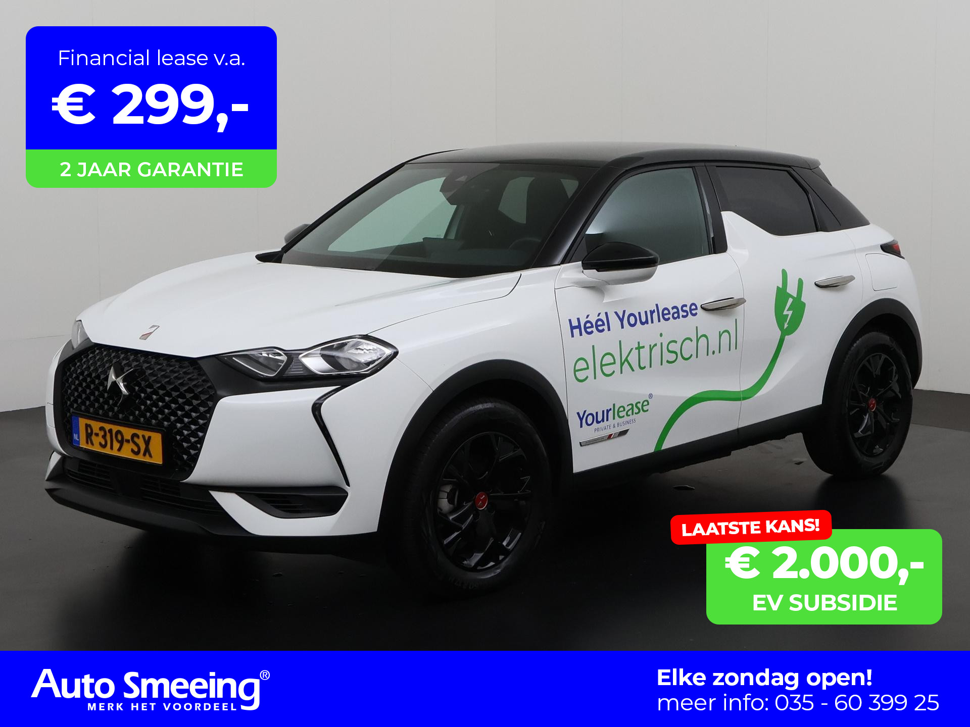 DS 3 Crossback E-Tense Performance Line | 21945 na subsidie | Camera | Alcantara | Virtual Cockpit | Zondag Open!