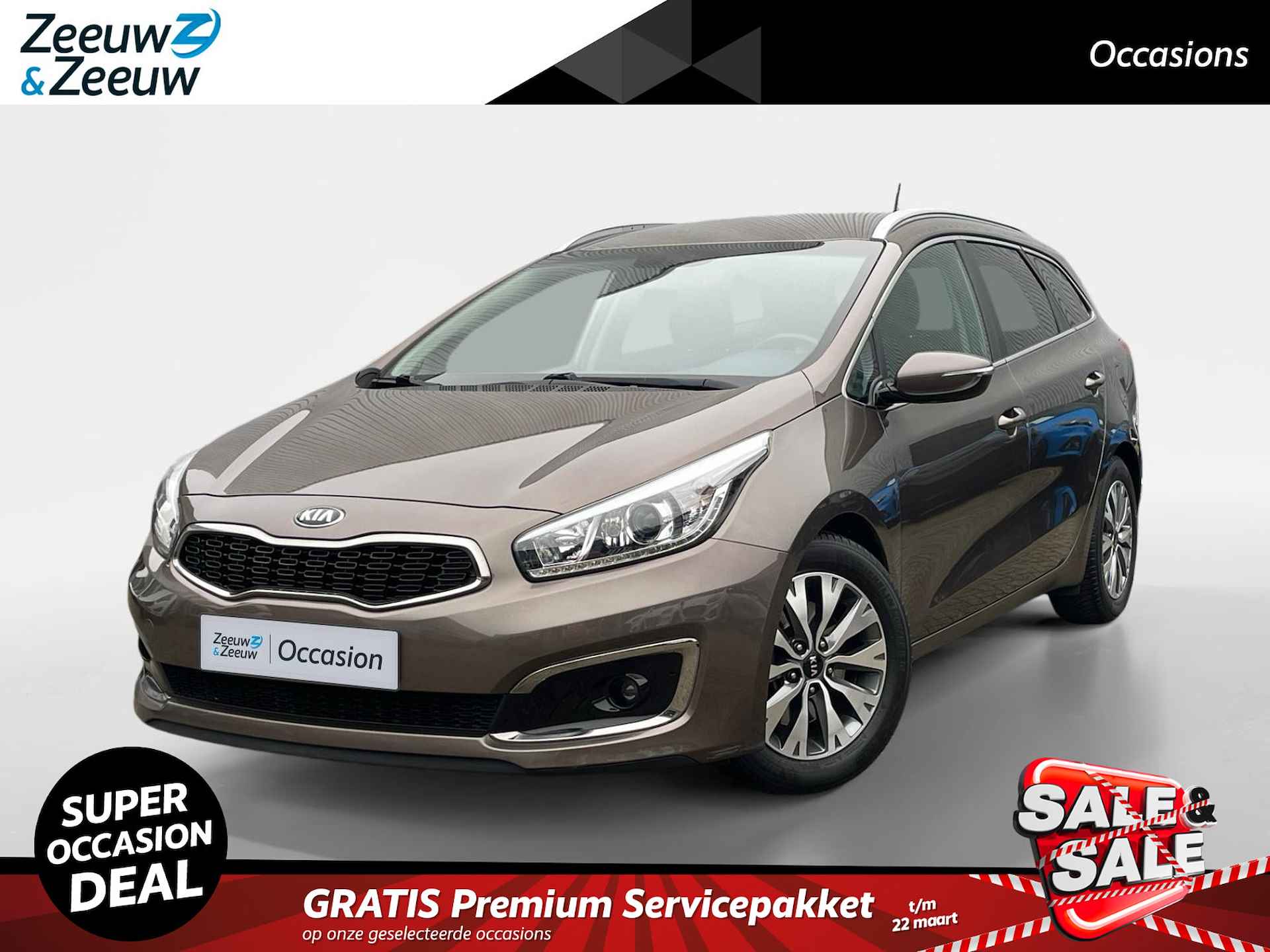 Kia cee'd Sportswagon 1.6 GDI DynamicLine | Achteruitrijcamera | Navigatie| Telefoonvoorbereiding | Climate Control | Cruise Control |