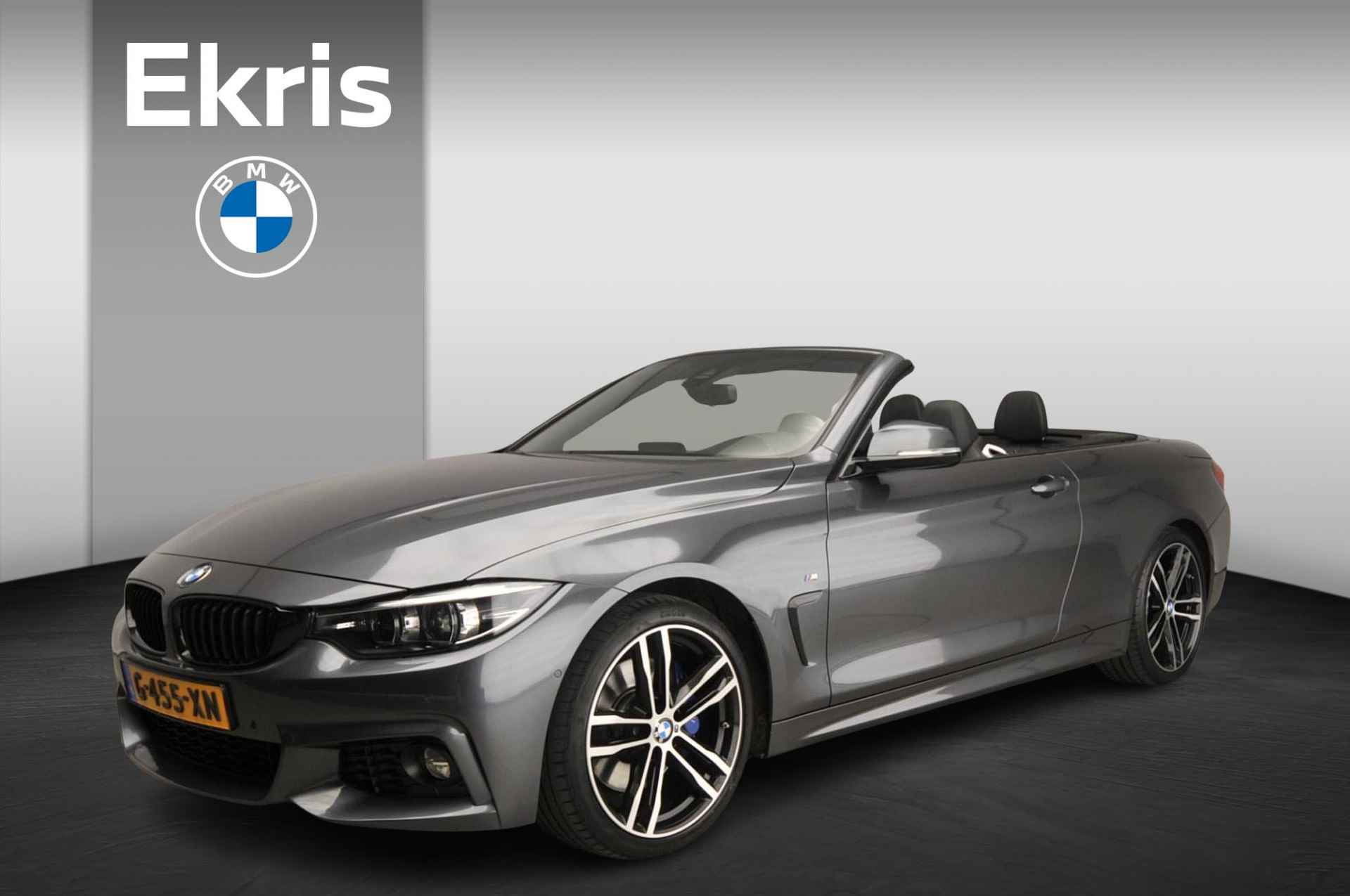 BMW 4 Serie Cabrio 420i | M-Sportpakket | LED | Leder | HUD | Elektr. zetels | Sportstoelen | Windscherm | DAB | Hifi speakers | Alu 19 inch