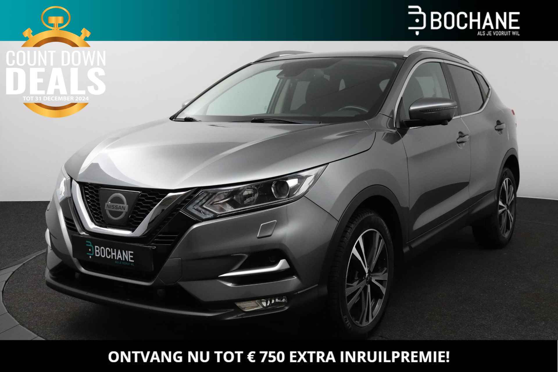 Nissan Qashqai 1.2 DIG-T 115 X-Tronic N-Connecta | Panoramadak | Trekhaak | All-Season banden | Stoelverwarming - 1/39