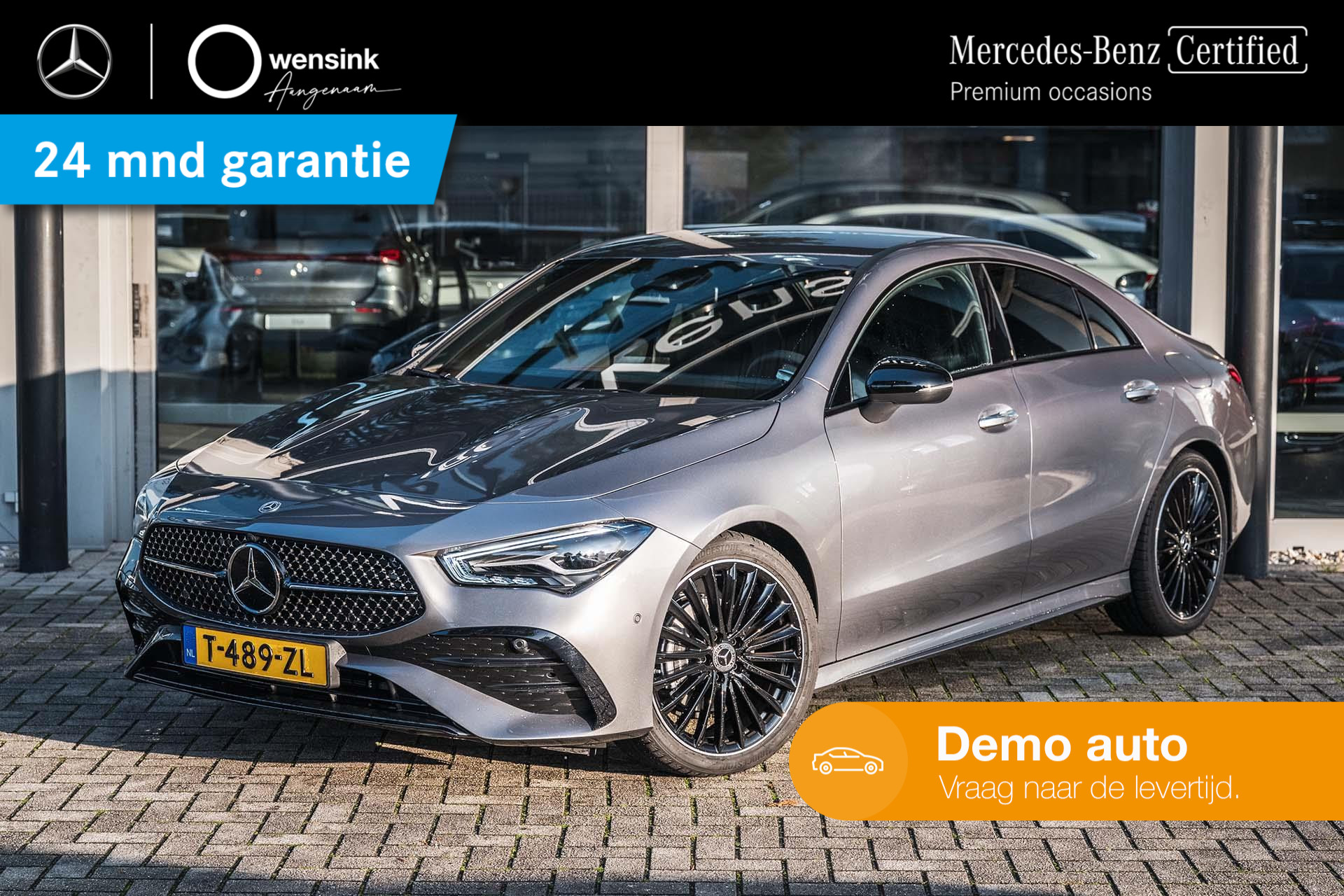 Mercedes-Benz CLA-klasse 180 AMG Line Nightpakket | Facelift | Panoramadak | Adaptive Cruise | Keyless Entry | Camera | 19 inch | Sfeerverlichting | bij viaBOVAG.nl