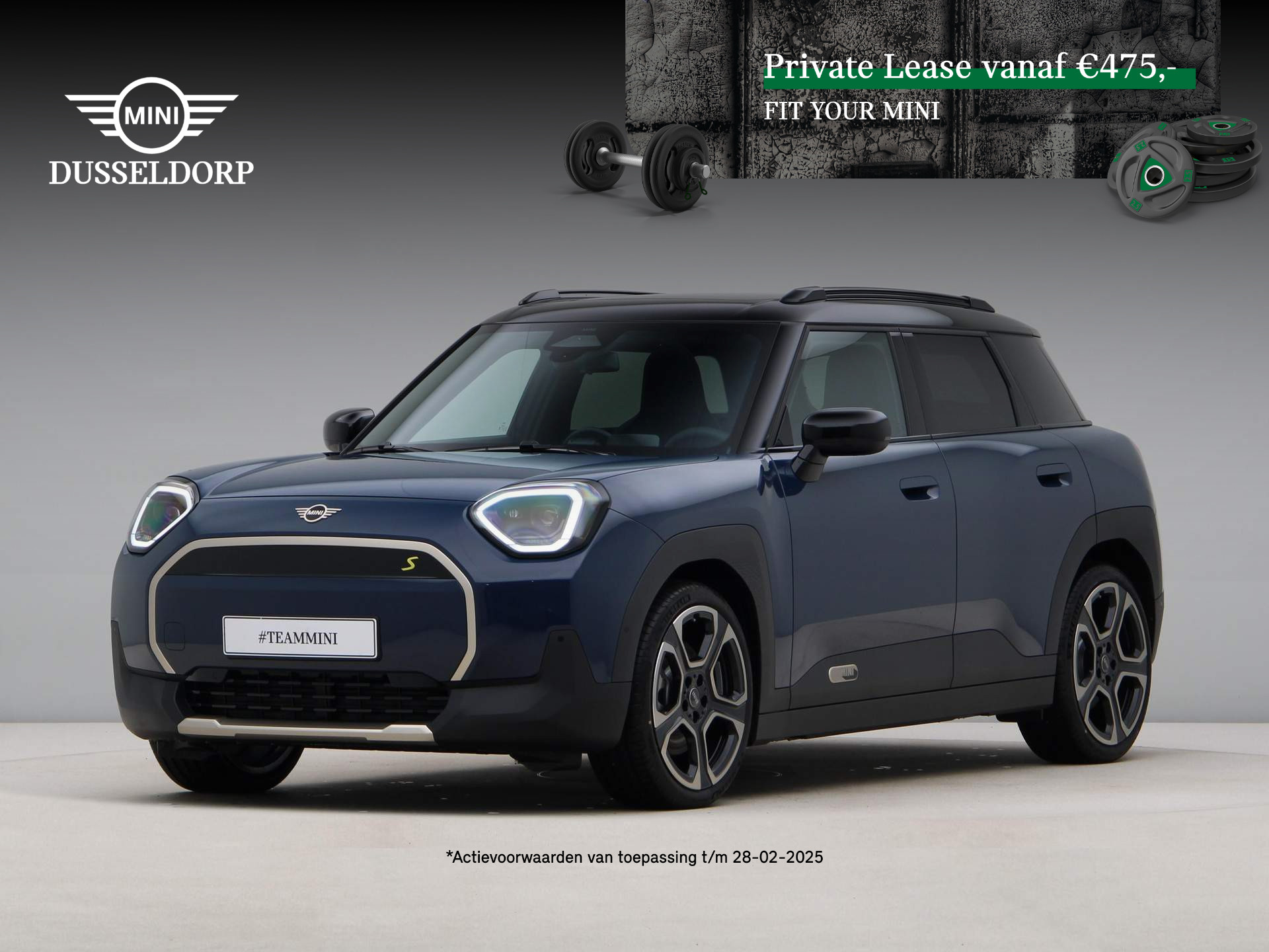 MINI Aceman SE Favoured Pakket M PRIVATE LEASE EUR 575,- (48 mnd/10.000 km)