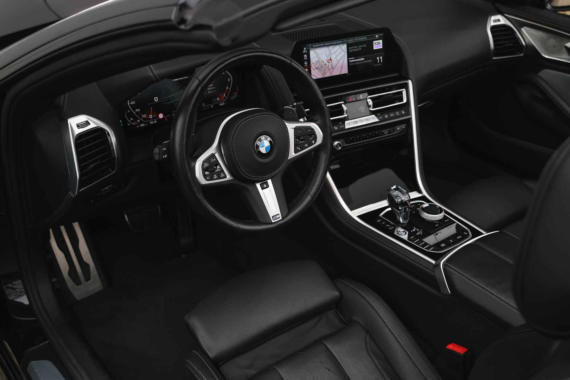 BMW 8 Serie M850i xDrive High Executive Automaat / Active Steering / Stoelventilatie / Air Collar / Laserlicht / Bowers & Wilkins / Parking Assistant Plus / Live Cockpit Professional - 5/47