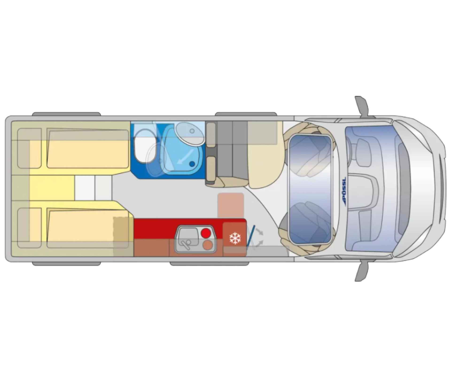 Pössl Prime 640 Skyroof 180PK 9-G Fiat Serie 10 INCL STALLIN - 2/30