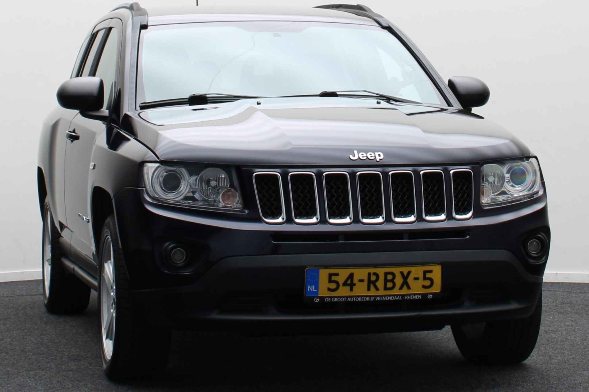 Jeep Compass 2.4 Limited 4WD Automaat Leer, Stoelverw., Climate, Cruise, Navigatie, Bluetooth, 18'' - 20/36