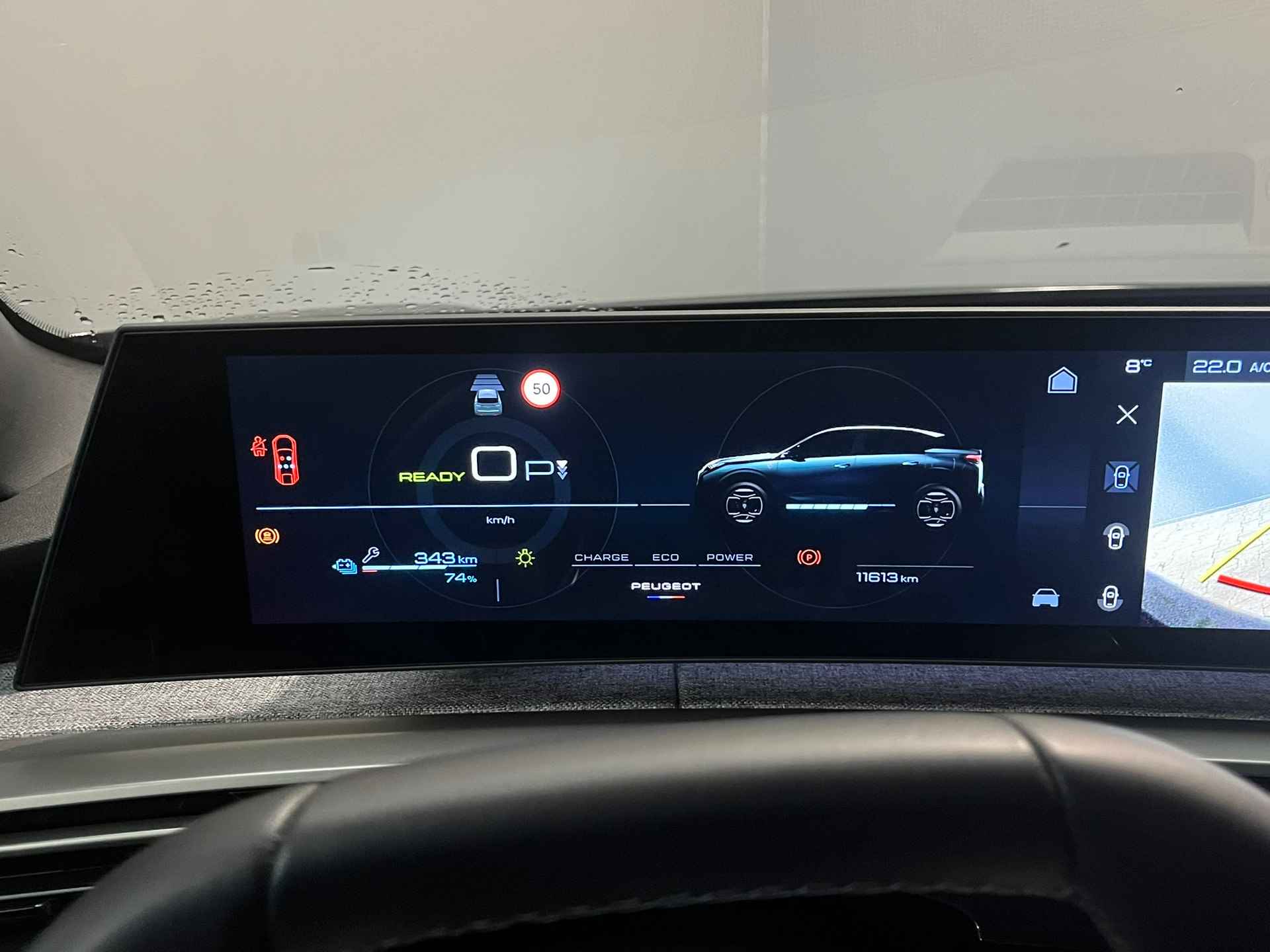 Peugeot e-3008  Allure 73 kWh Automaat | 360 vision & Drive Assist Pack | Apple Carplay/Android Auto|telefoonintegratie premium | cruise control adaptief met Stop&Go - 28/29