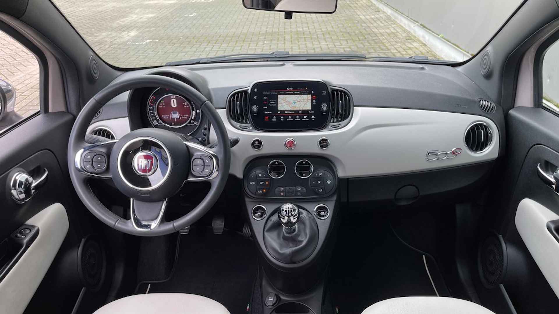 FIAT 500c 1.0 Hybride. Lounge Ed. Cabrio Airco Navi.Cruise Leer - 3/30