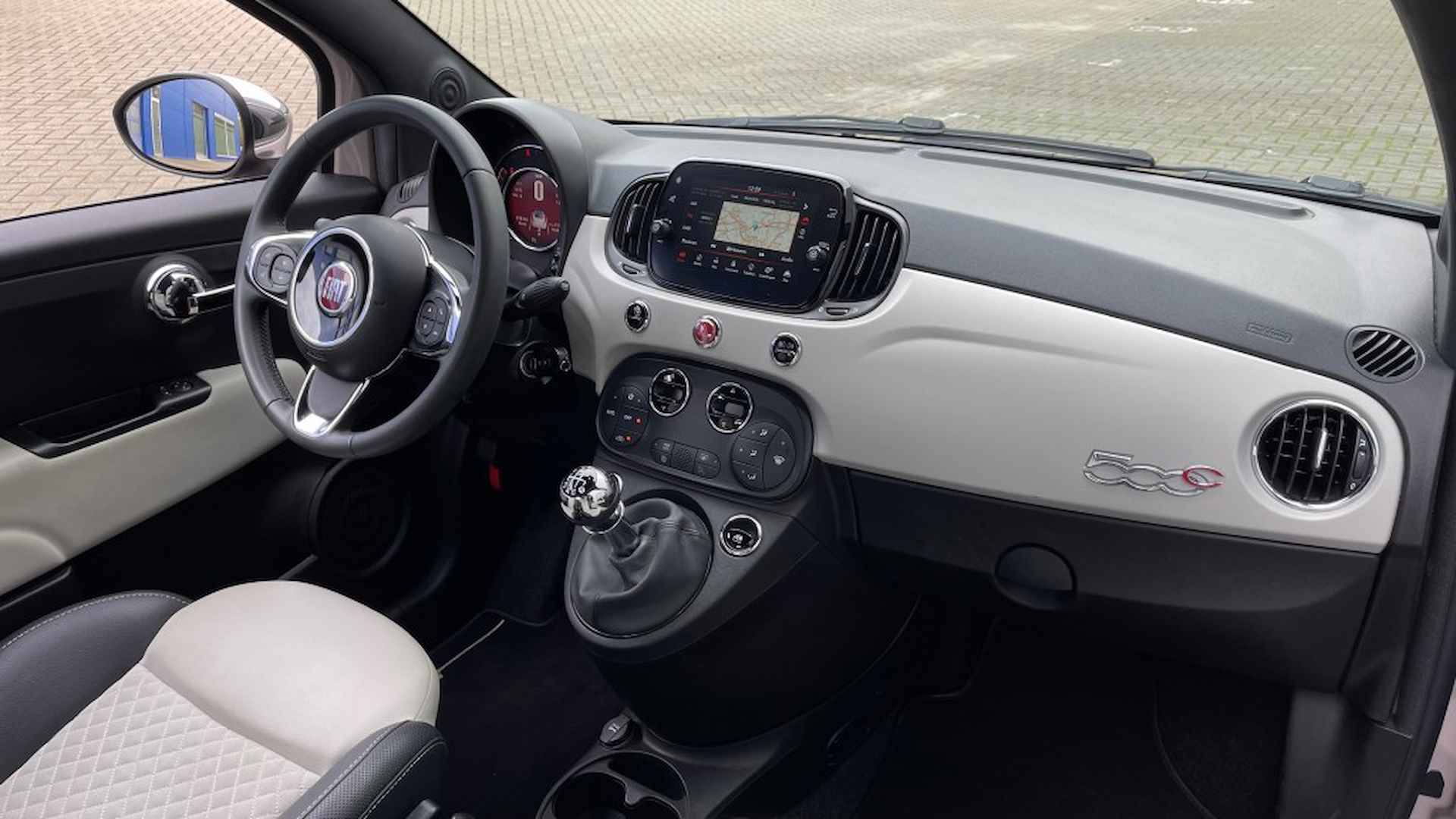 FIAT 500c 1.0 Hybride. Lounge Ed. Cabrio Airco Navi.Cruise Leer - 22/30