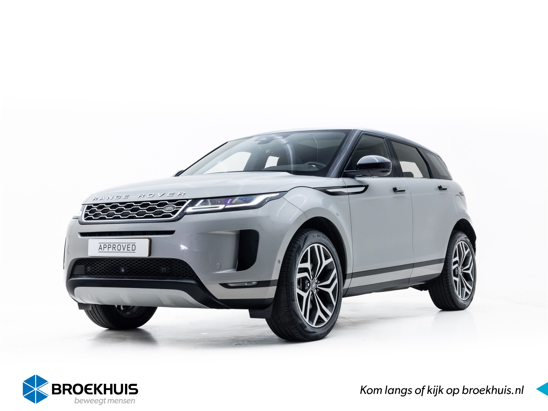 Land Rover Range Rover Evoque P300e Nolita Edition AWD 20 Inch | Afn trekhaak | Glazen dak | Keyless-Go | Meridian | 360gr Camera | Clearsight achteruitkijkspiegel | Verwarmbaar stuurwiel