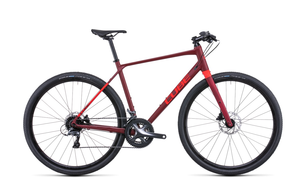 CUBE SL ROAD DARKRED/RED 2022 Heren Darkred/red 59cm L 2022