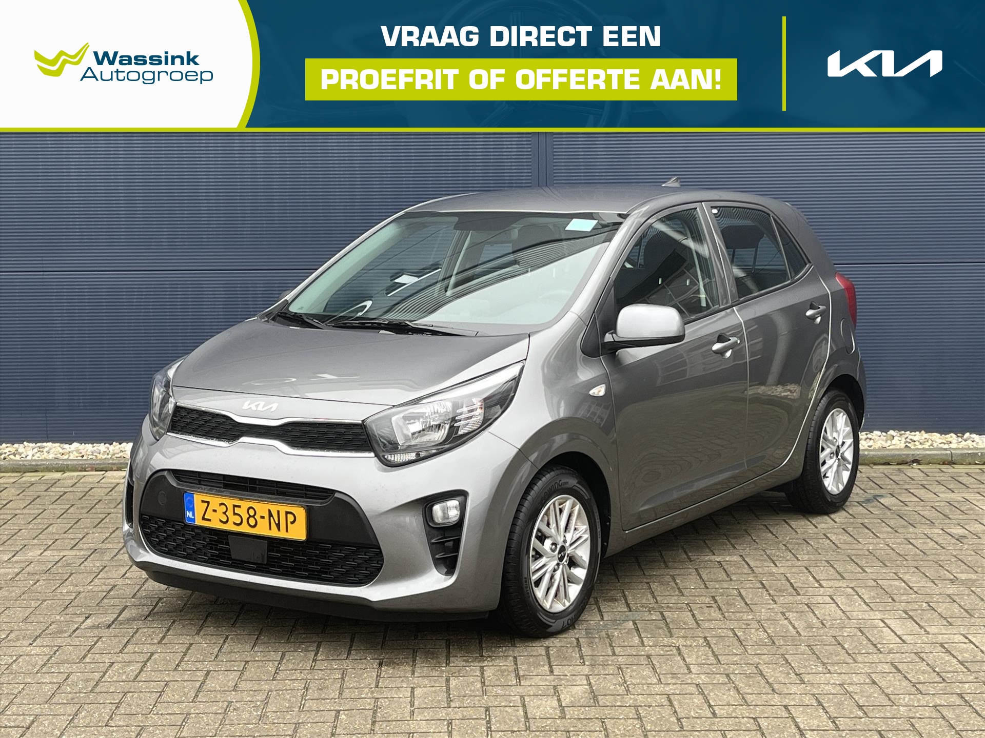 KIA Picanto 1.0 DPi 63pk 4-zits AMT DynamicLine | Camera | carplay