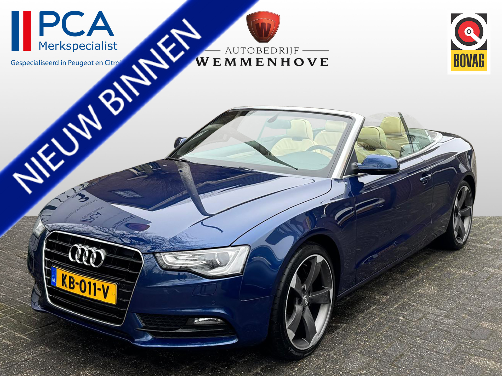 Audi A5 Cabriolet 2.0 TFSI Pro Line Airco/Stoelverw./Lichtmetalen velgen