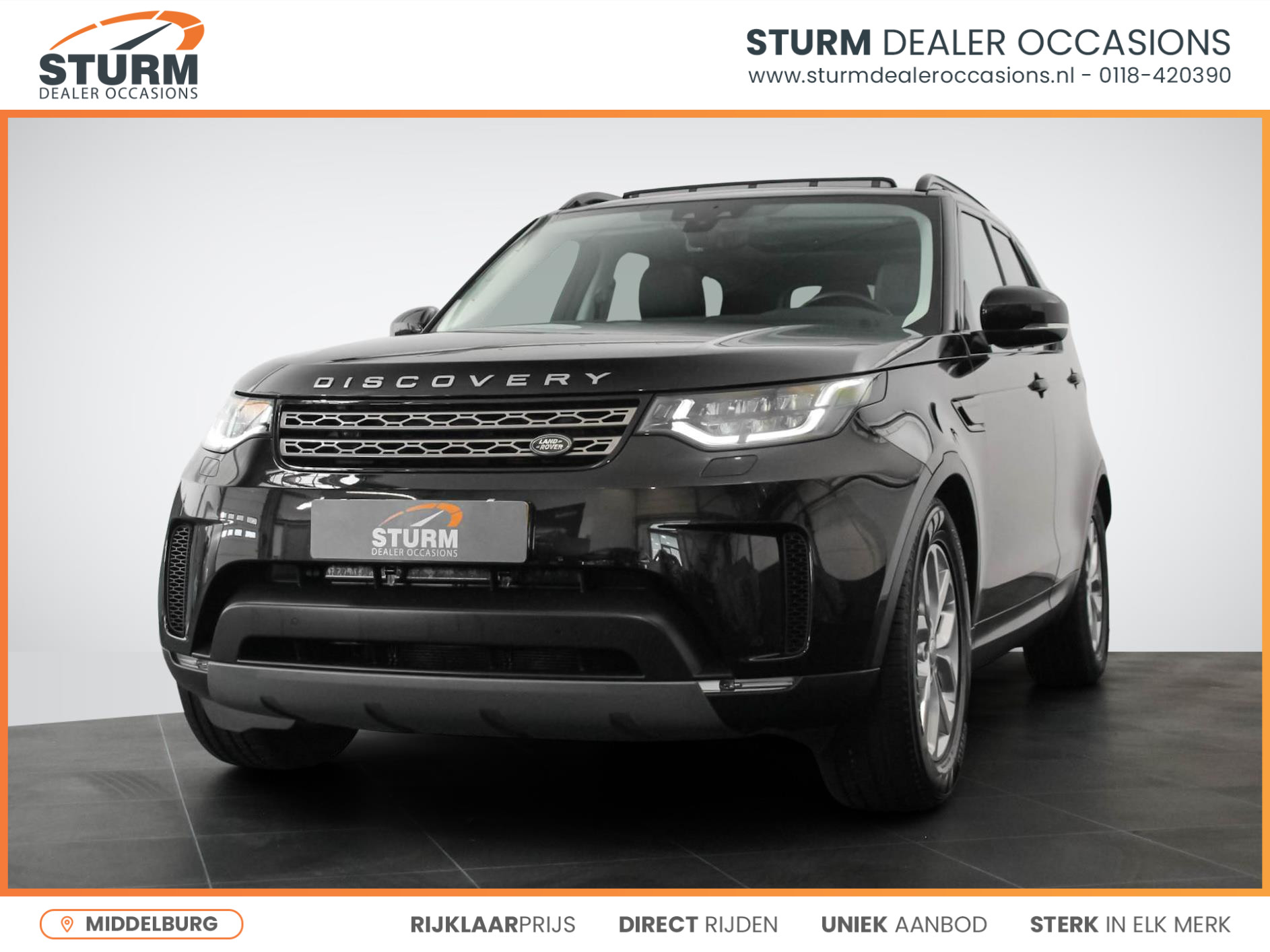 Land Rover Discovery 2.0 Si4 HSE 7p. | Panoramadak | Stuur- + Stoelverwarming | Luchtvering | Apple Carplay/Android Auto | Dodehoek | Voorruit Verwarmd | Camera | Geheugenstoel | Rijklaarprijs!