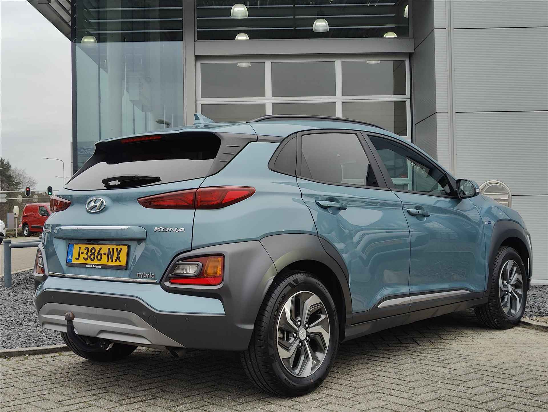 HYUNDAI Kona GDI 141pk HEV 2WD Fashion Design Sky | Automaat | Schuif-/kantel dak | Trekhaak | PDC & Camera Achter | Adaptive Cruise Control | Carplay | - 30/37