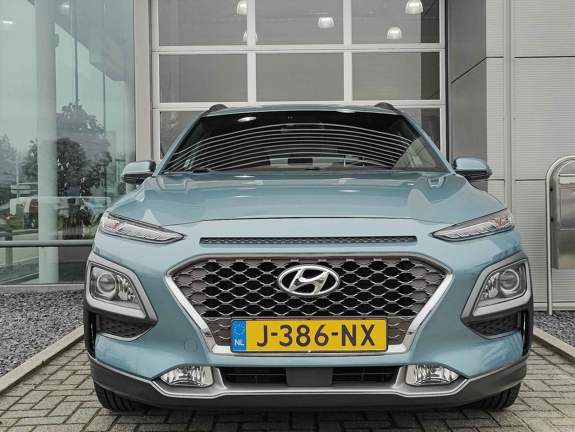 HYUNDAI Kona GDI 141pk HEV 2WD Fashion Design Sky | Automaat | Schuif-/kantel dak | Trekhaak | PDC & Camera Achter | Adaptive Cruise Control | Carplay | - 33/37