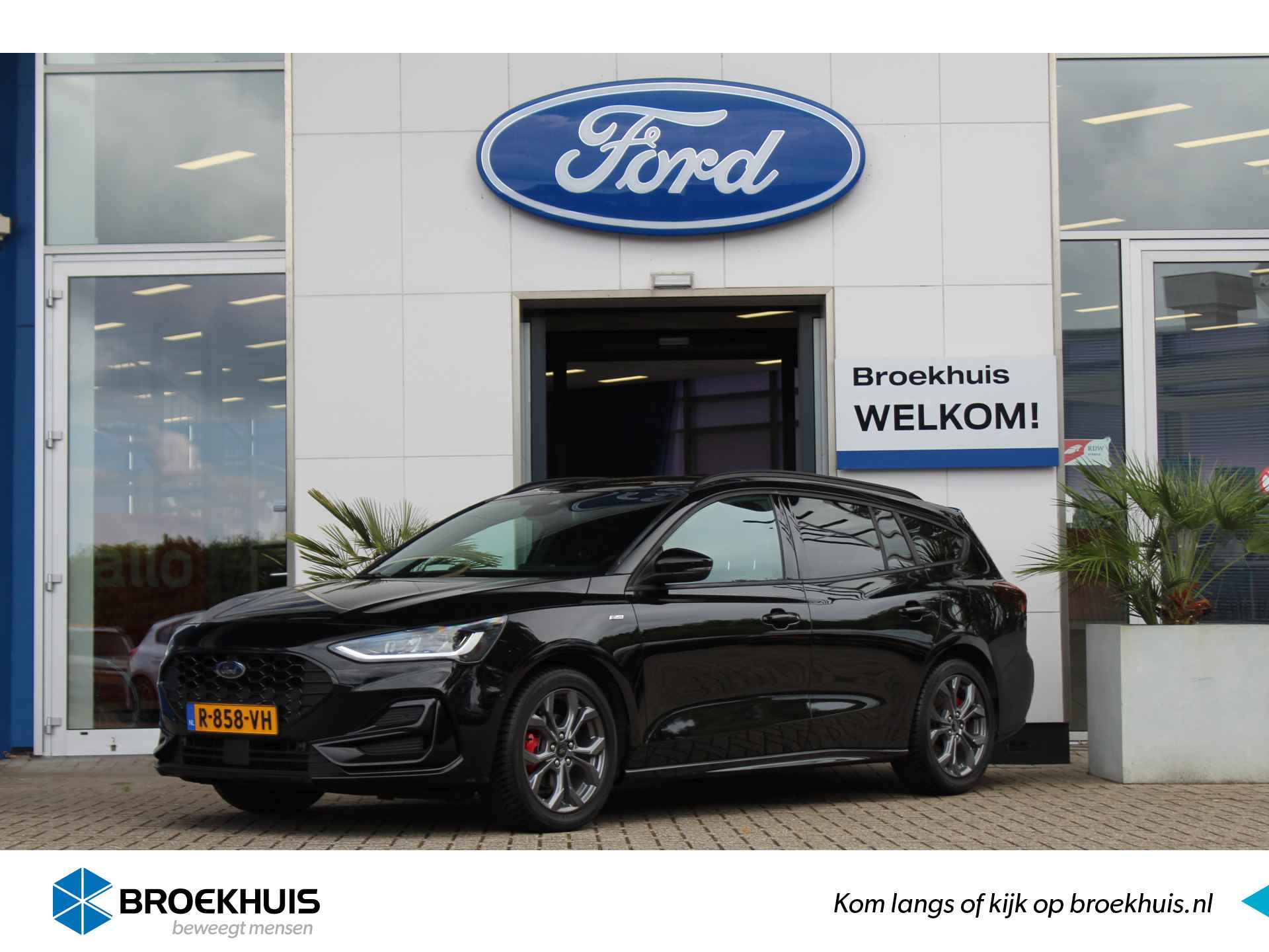 Ford Focus Wagon 1.0 EcoBoost 125pk Hybrid ST Line Style | CAMERA | 17" LICHTMETAAL | PRIVACY GLASS | NAVIGATIE | WINTER PACK | CLIMATE CON - 1/37