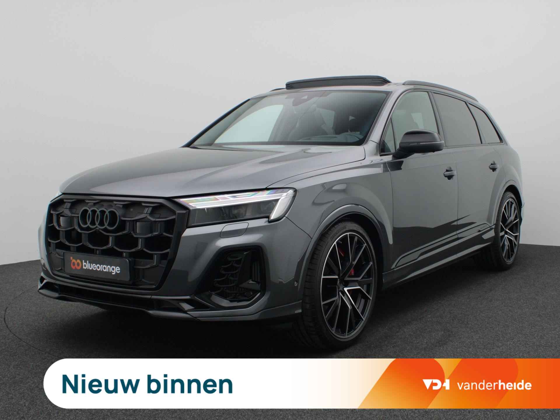 Audi Q7 4.0 TFSI SQ7 quattro 507PK S-Tronic 7-persoons advanced onderstel, panoramadak, trekhaak, standkachel, 360 gr. camera, leder, Bang&Olufsen, Laser LED,winterpakket Plus, stoelventilatie, alarm, 22'' lichtmetaal