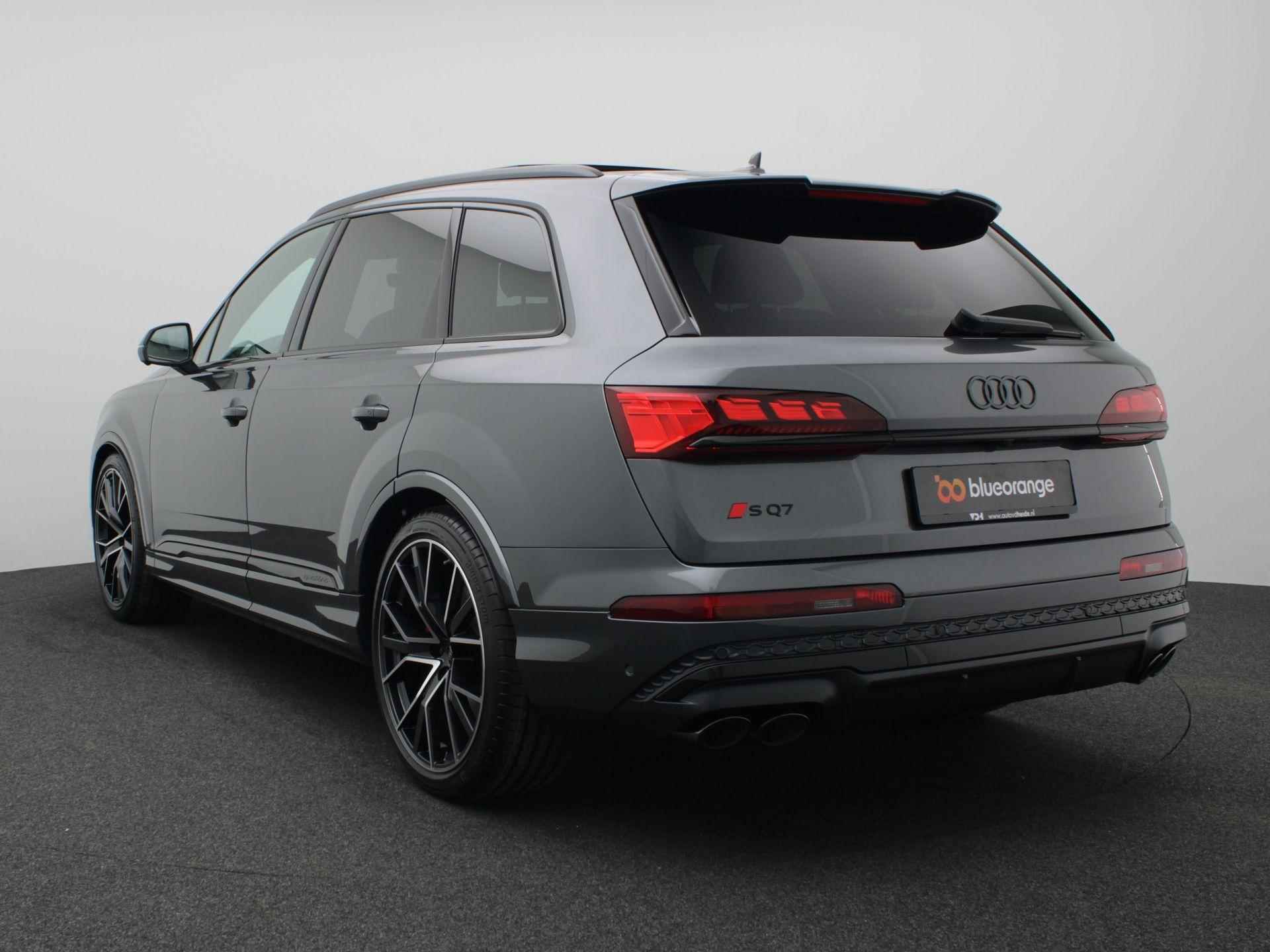 Audi Q7 4.0 TFSI SQ7 quattro 507PK S-Tronic 7-persoons advanced onderstel, panoramadak, trekhaak, standkachel, 360 gr. camera, leder, Bang&Olufsen, Laser LED,winterpakket Plus, stoelventilatie, alarm, 22'' lichtmetaal - 11/70