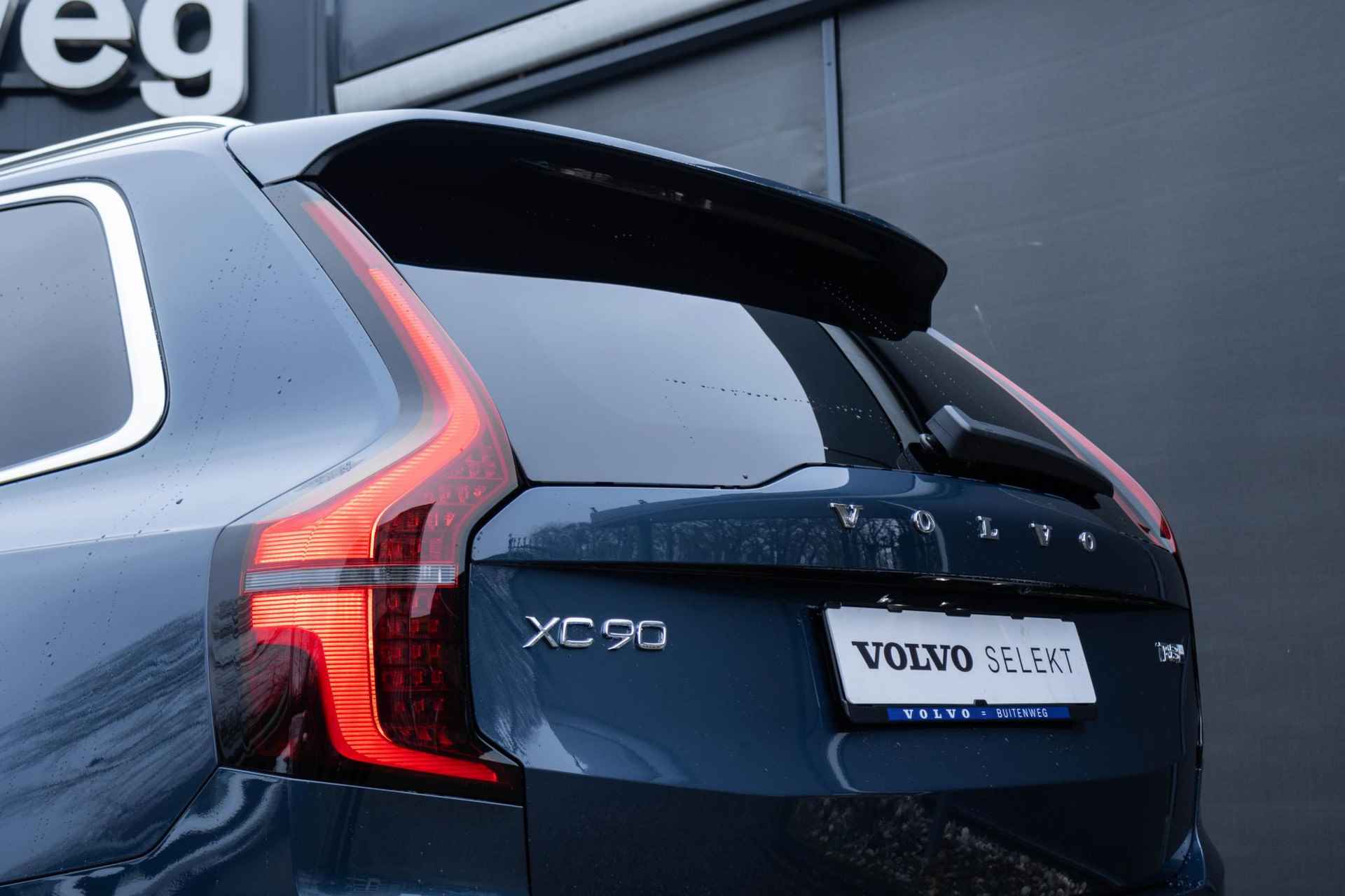 Volvo XC90 T8 Automaat Plug-in hybrid AWD Ultra Bright | Long Range| Luchtvering|Nappa leder | Head up Display| Interieur Voorverwarming| Electrisch bedienbare Voorstoelen| Premium Audio by Bowers en Wilkins. - 16/50