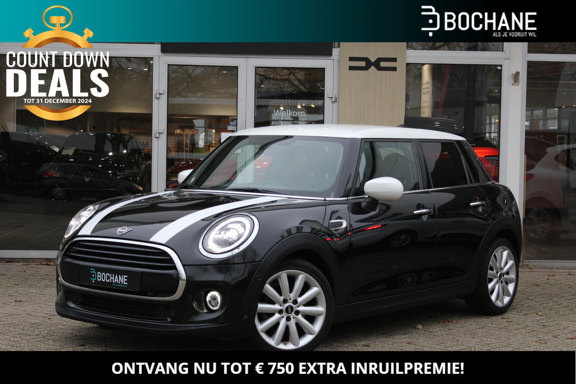 Mini Mini 1.5 Cooper Chili | 5-Deurs | Navigatie | Achteruitrijcamera | Stoelverwarming